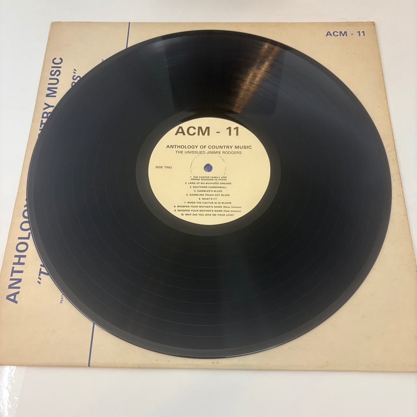 Jimmie Rodgers : The Unissued Jimmie Rodgers (LP)