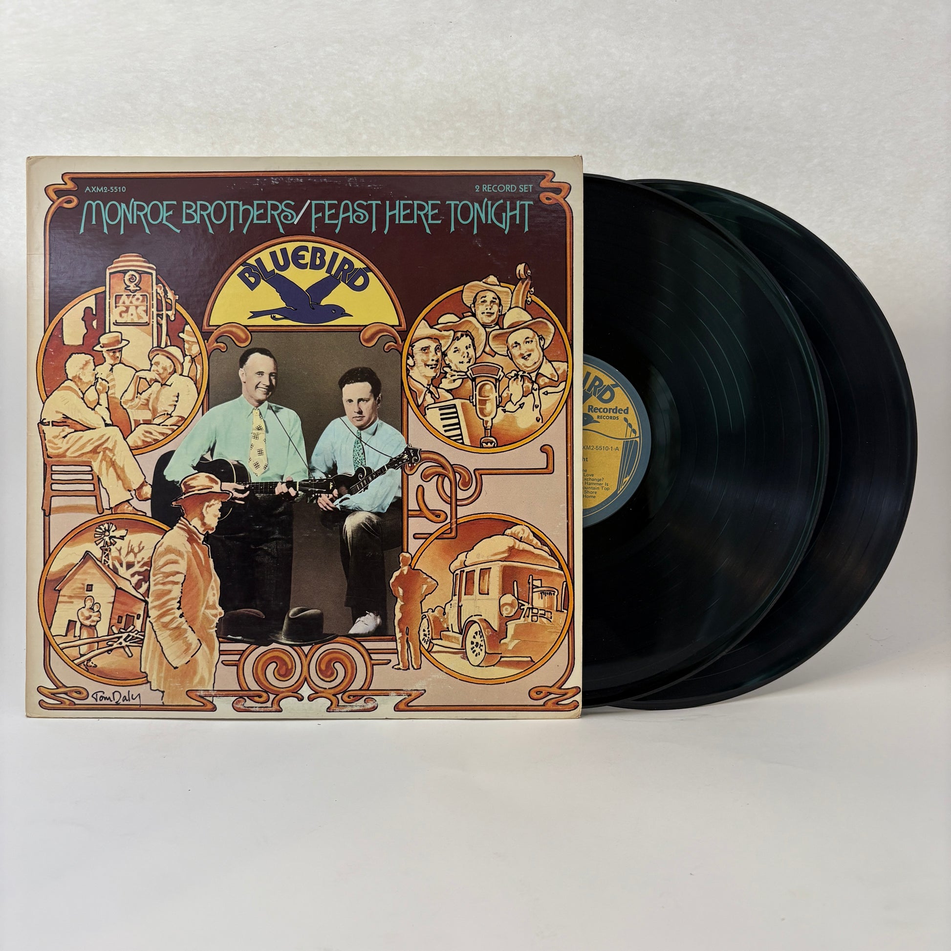 Monroe Brothers : Feast Here Tonight (LP,Compilation)