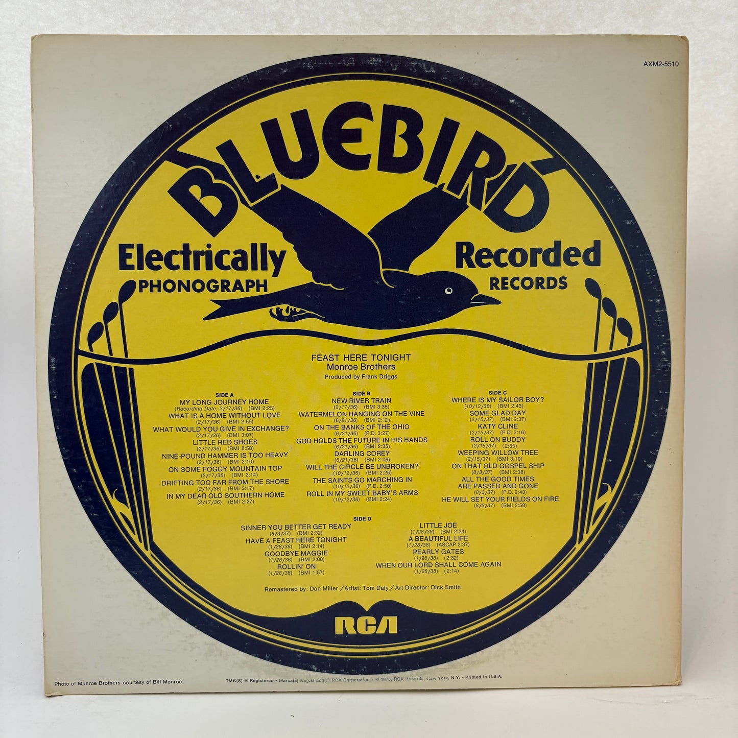 Monroe Brothers : Feast Here Tonight (LP,Compilation)