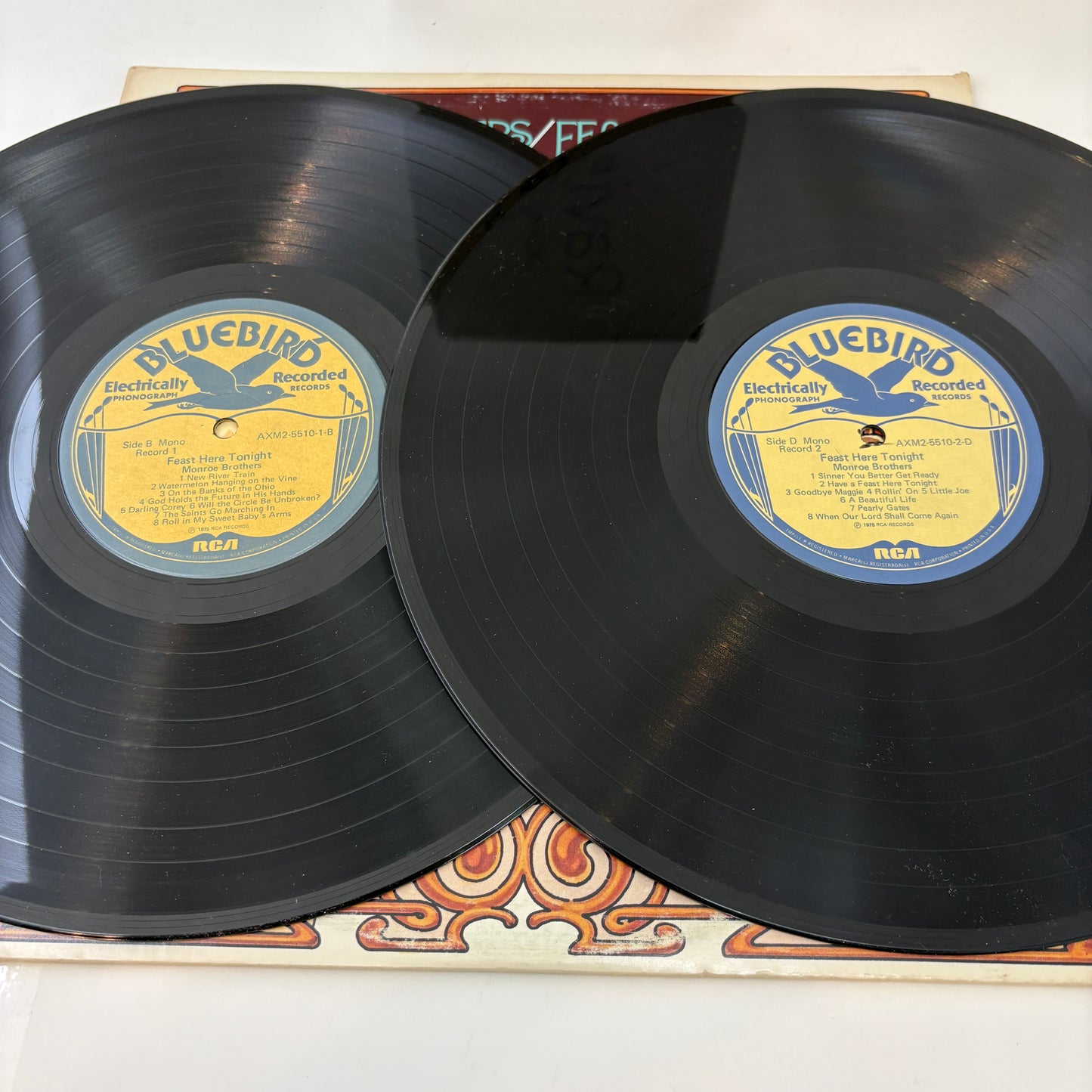 Monroe Brothers : Feast Here Tonight (LP,Compilation)