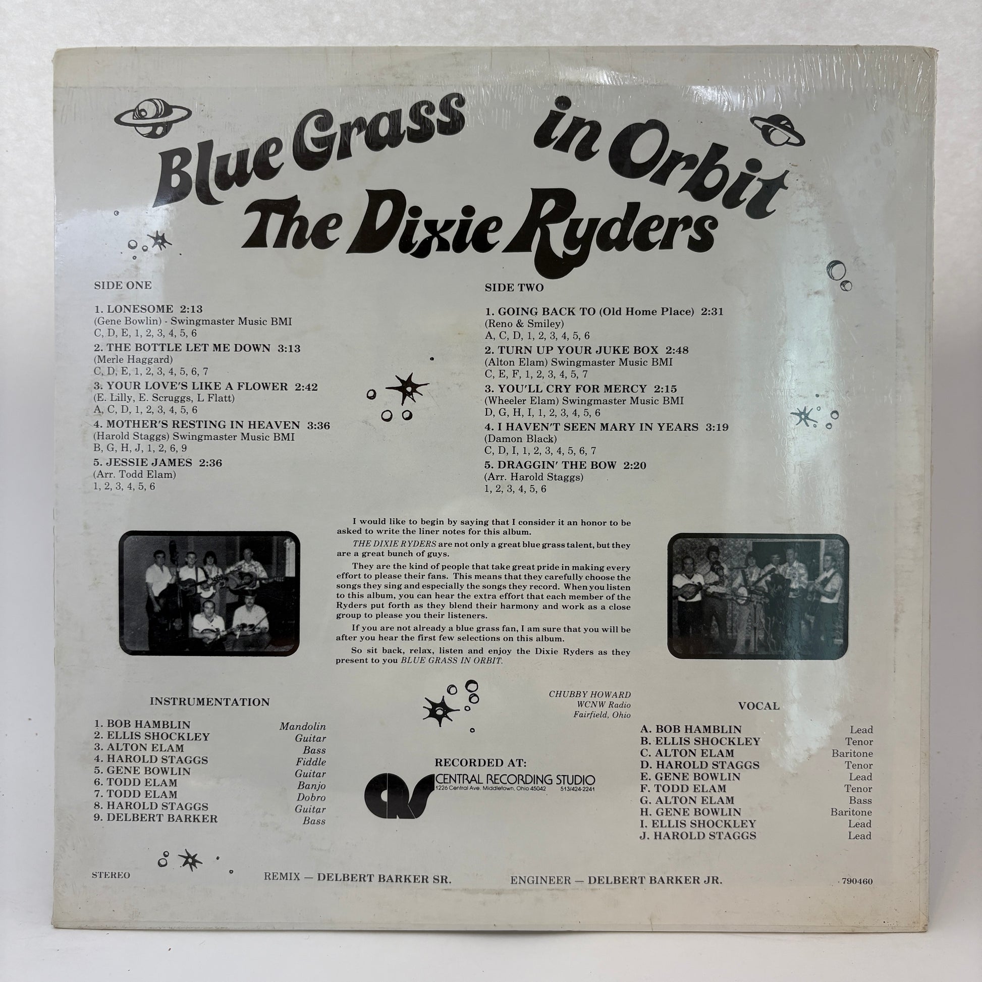 The Dixie Ryders : Blue Grass In Orbit (LP,Album,Stereo)