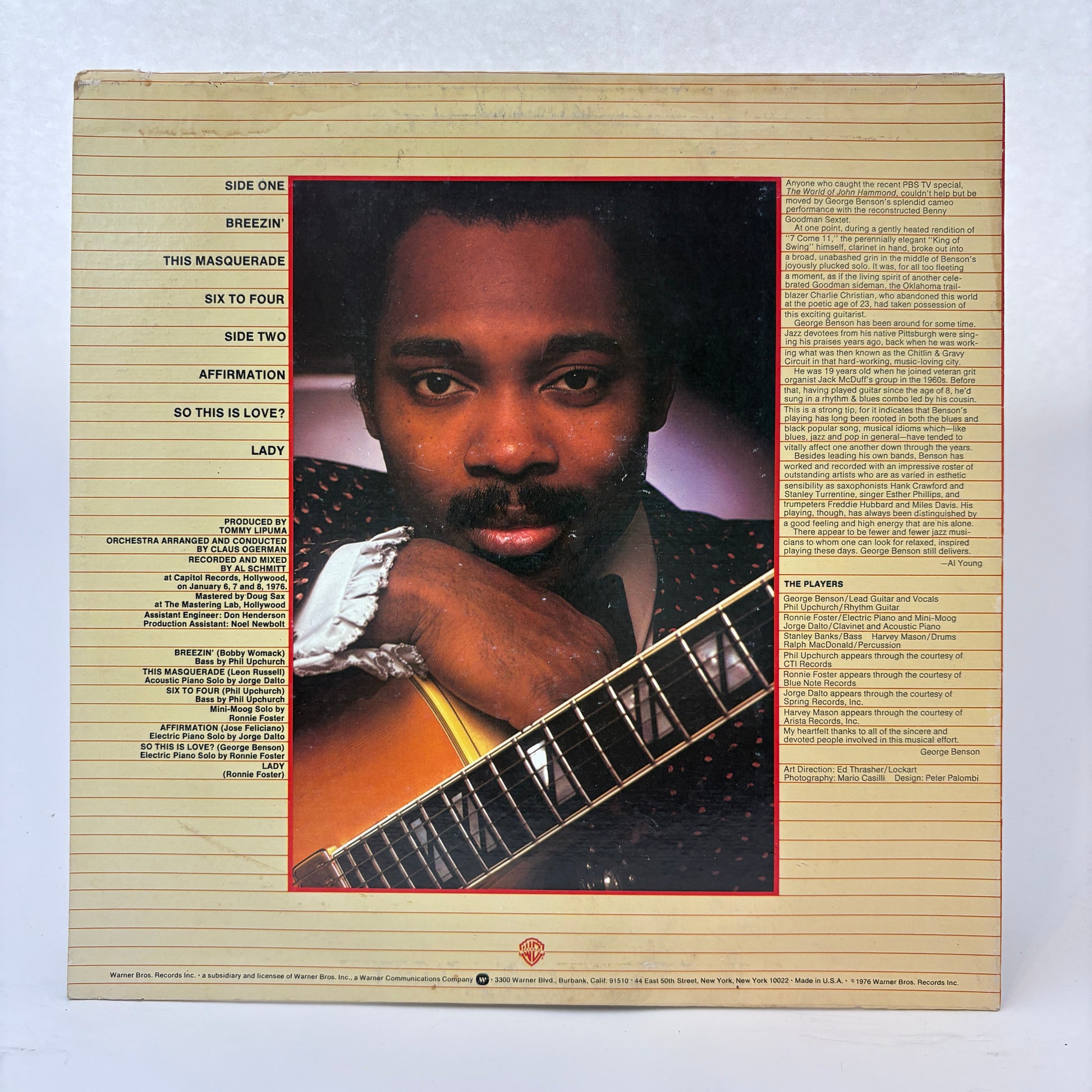 George Benson : Breezin' (LP,Album,Reissue)