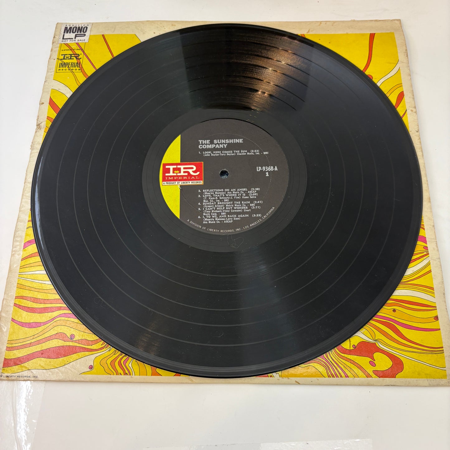 The Sunshine Company : The Sunshine Company (LP,Album,Mono)
