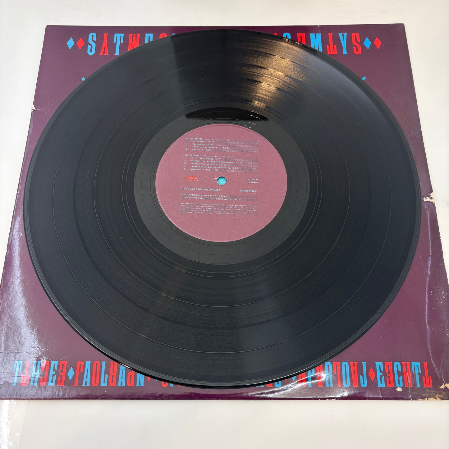 The Alan Parsons Project : Stereotomy (LP,Album)