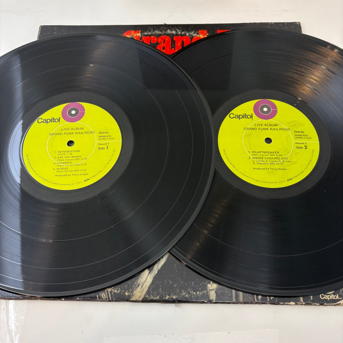 Grand Funk Railroad : Live Album (LP,Album,Stereo)