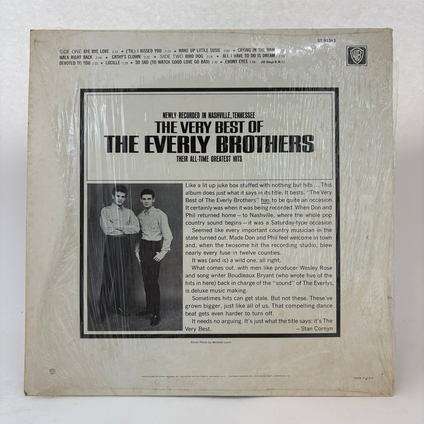Everly Brothers : The Very Best Of The Everly Brothers (LP,Album,Club Edition,Reissue,Stereo)