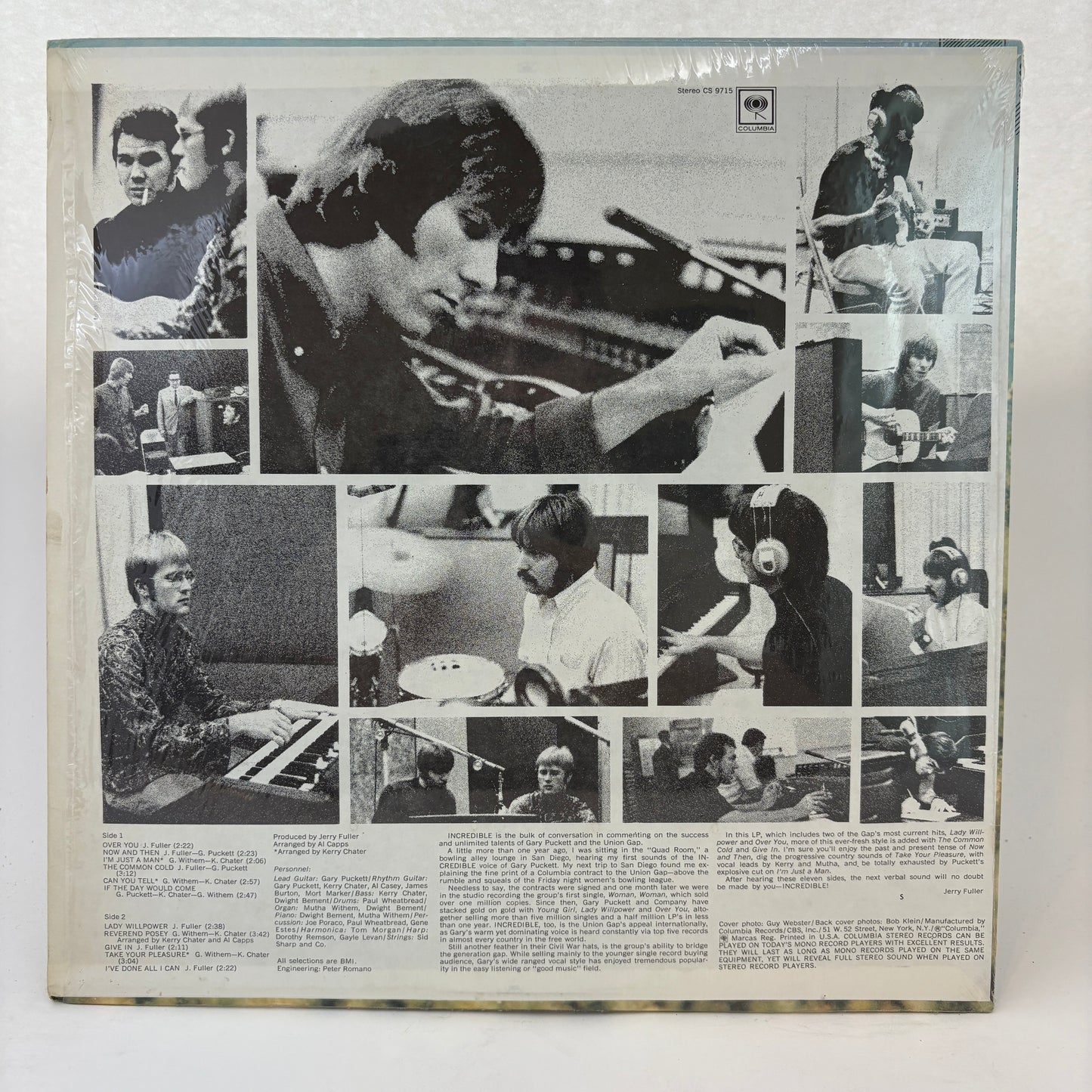 Gary Puckett & The Union Gap : Incredible (LP,Album,Stereo)