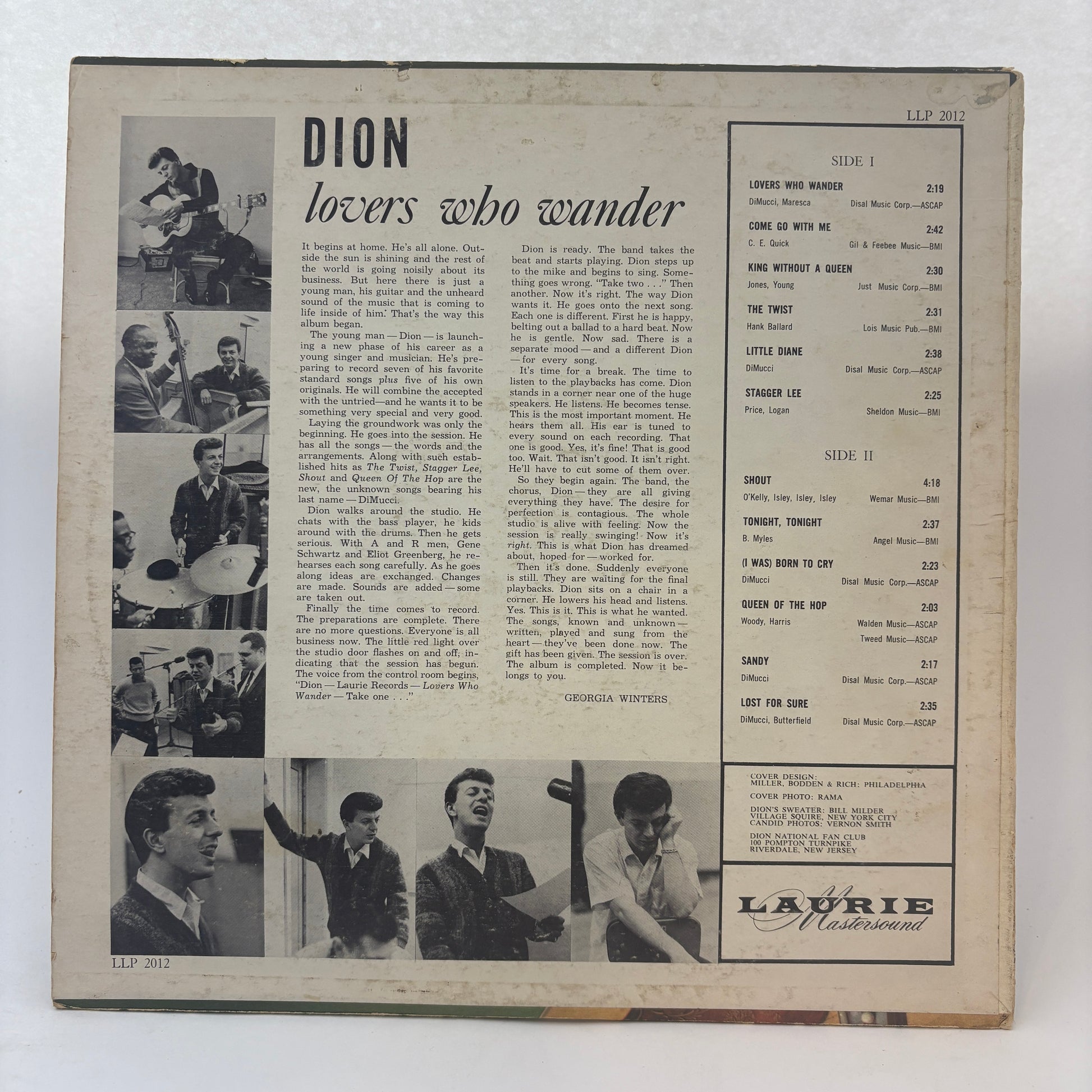 Dion (3) : Lovers Who Wander (LP,Album,Styrene,Mono)