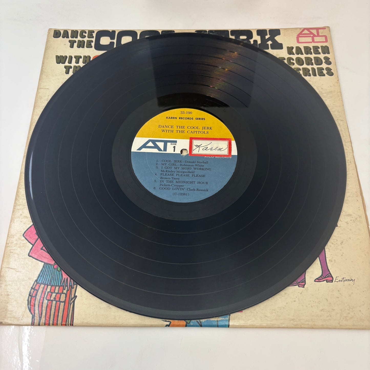 The Capitols : Dance The Cool Jerk With The Capitols (LP,Album,Mono)