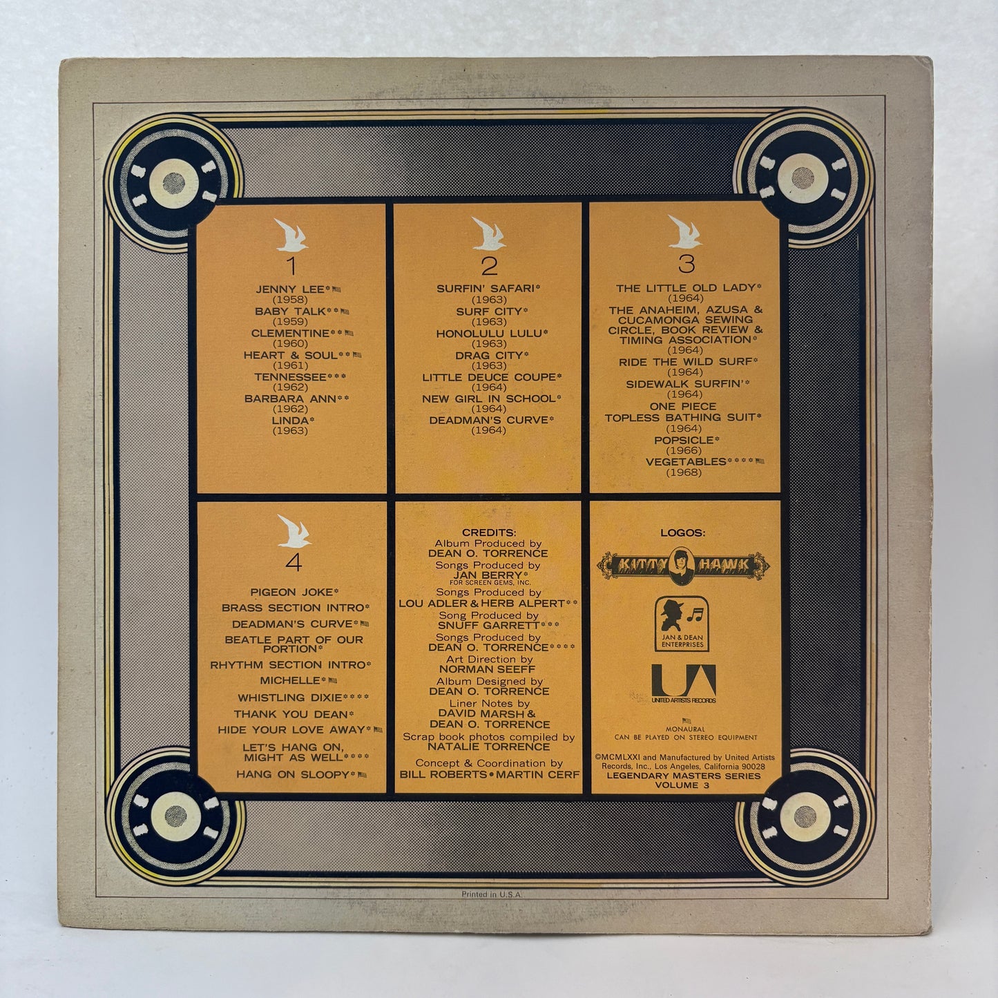 Jan & Dean : Anthology Album (LP,Compilation,Stereo)