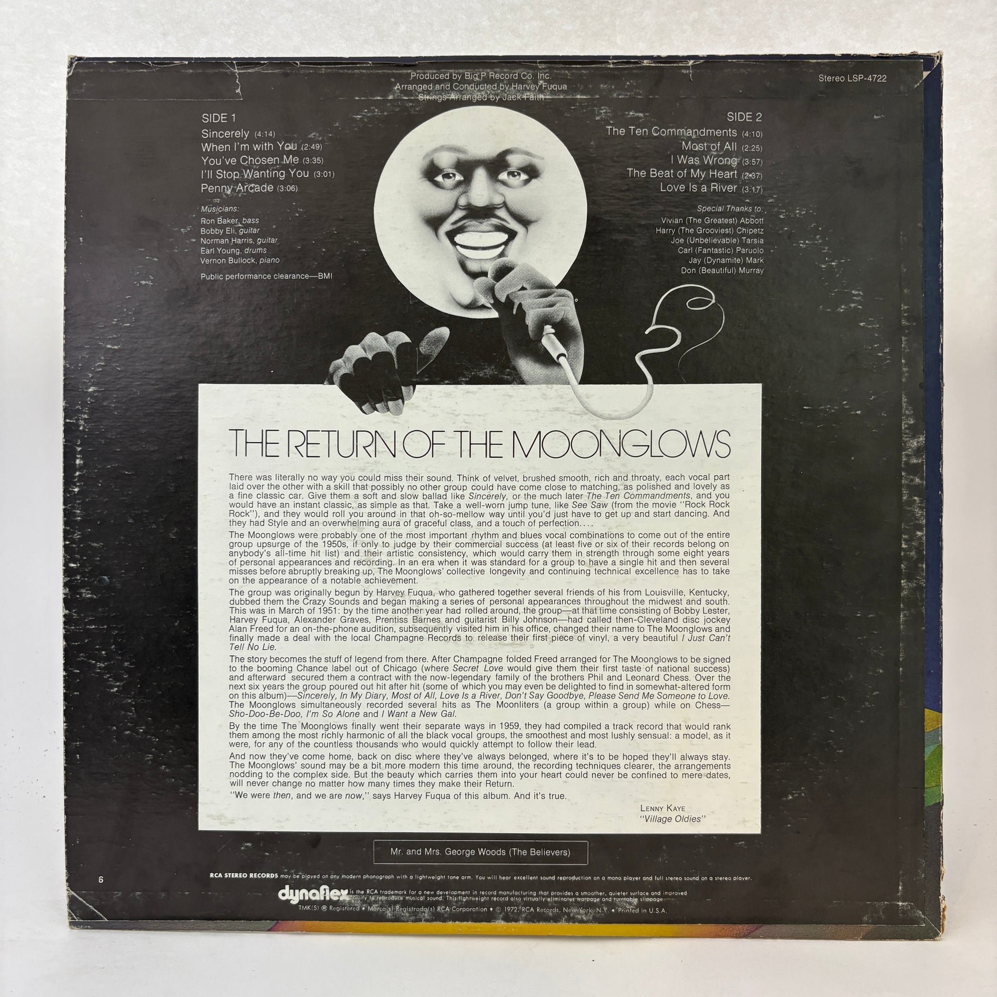 The Moonglows : The Return Of The Moonglows (LP,Album,Stereo)