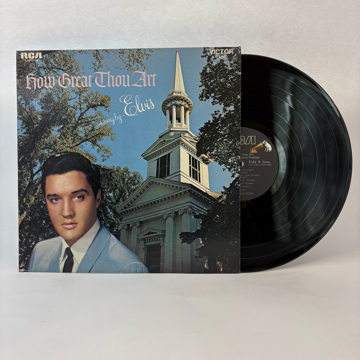 Elvis Presley : How Great Thou Art (LP,Album,Stereo,Repress)