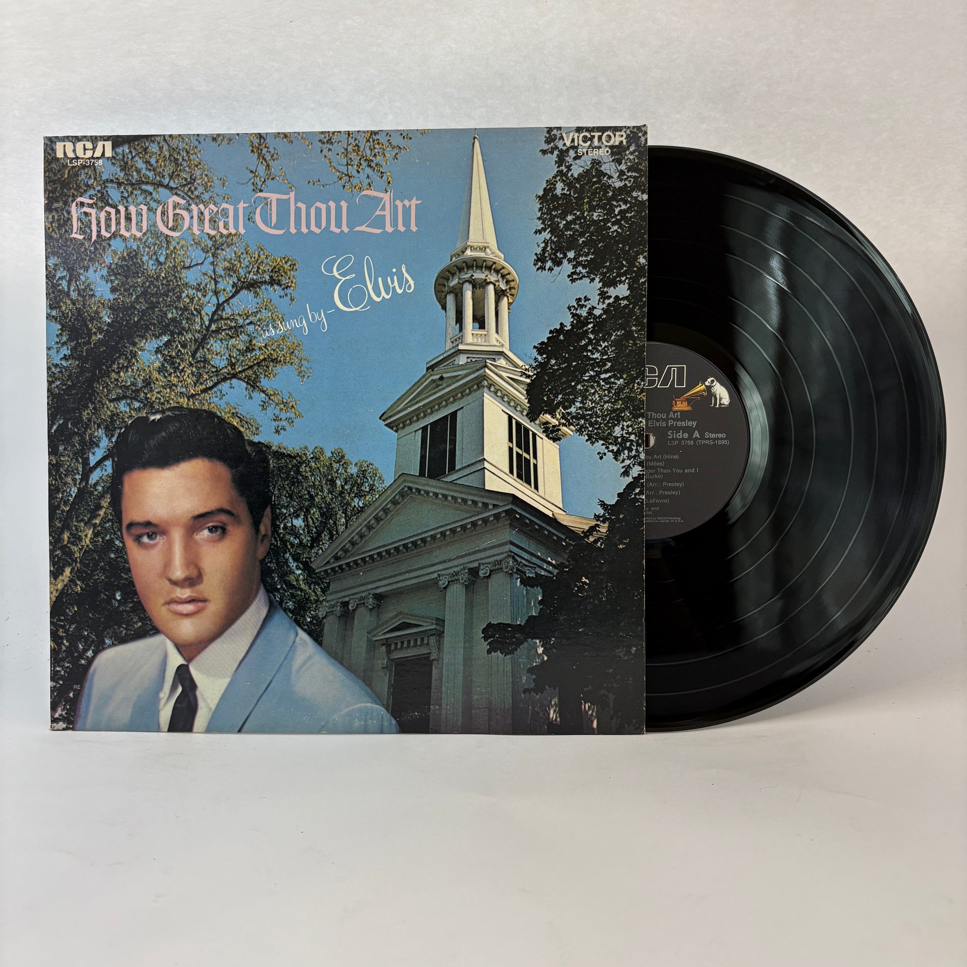 Elvis Presley : How Great Thou Art (LP,Album,Stereo,Repress)