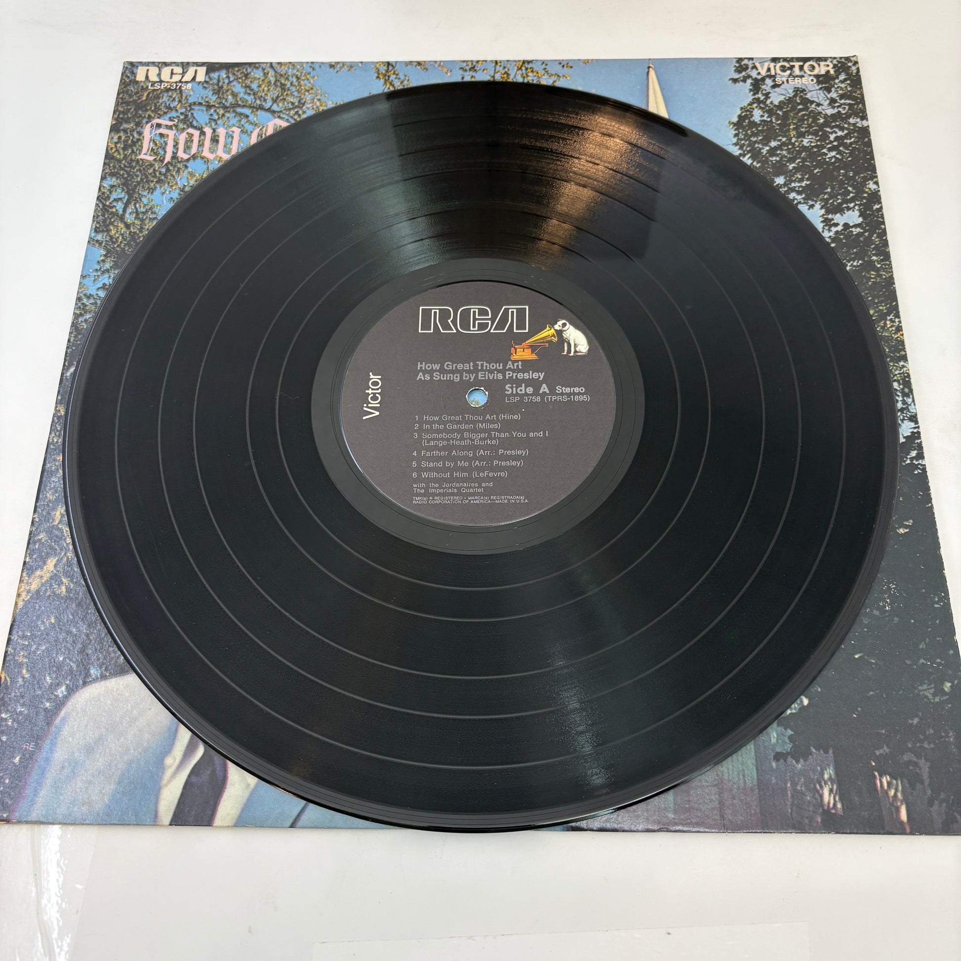 Elvis Presley : How Great Thou Art (LP,Album,Stereo,Repress)