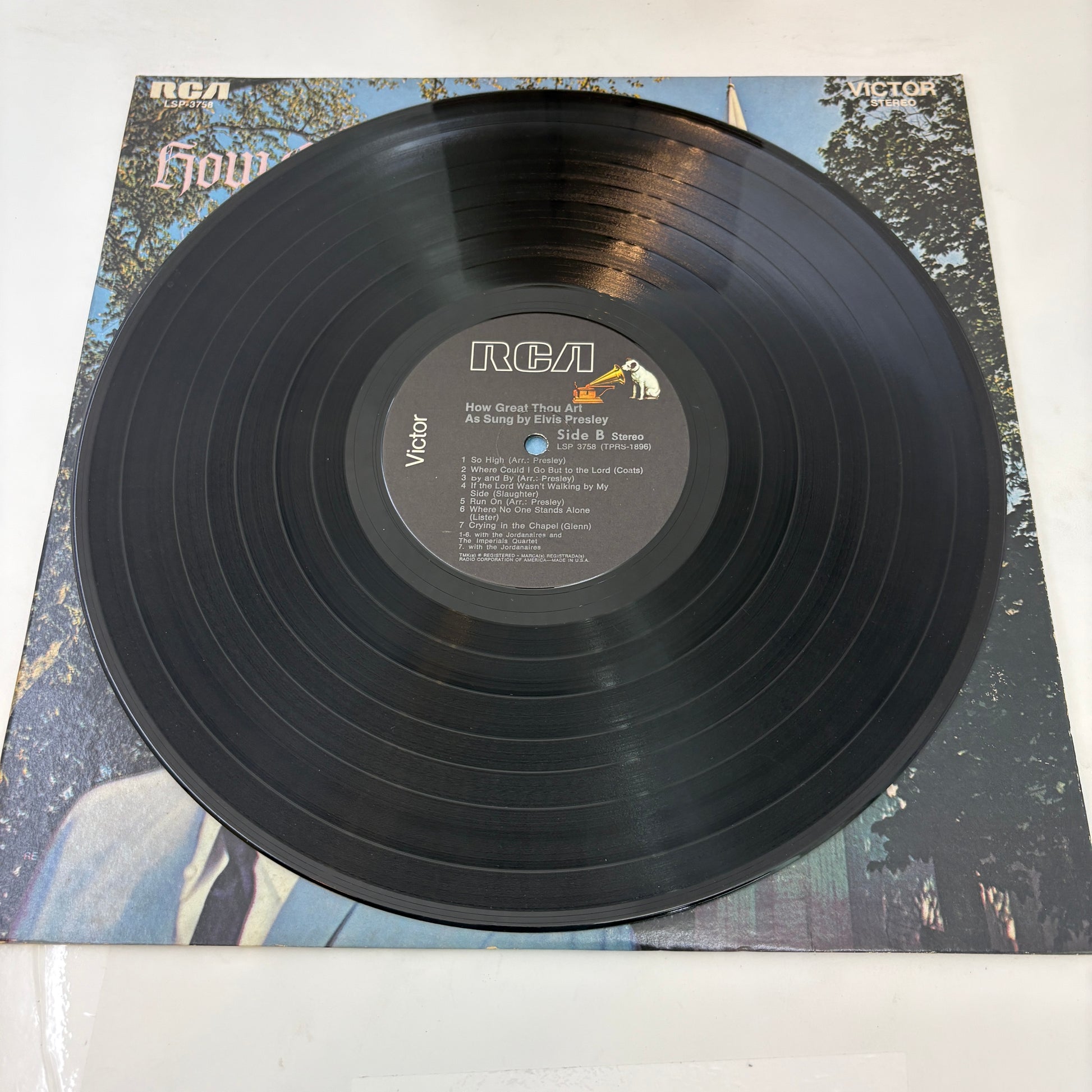 Elvis Presley : How Great Thou Art (LP,Album,Stereo,Repress)