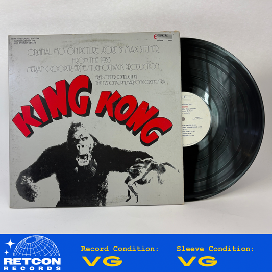 National Philharmonic Orchestra, Fred Steiner, Max Steiner : King Kong: The Original Motion Picture Score 1933 (LP,Stereo)