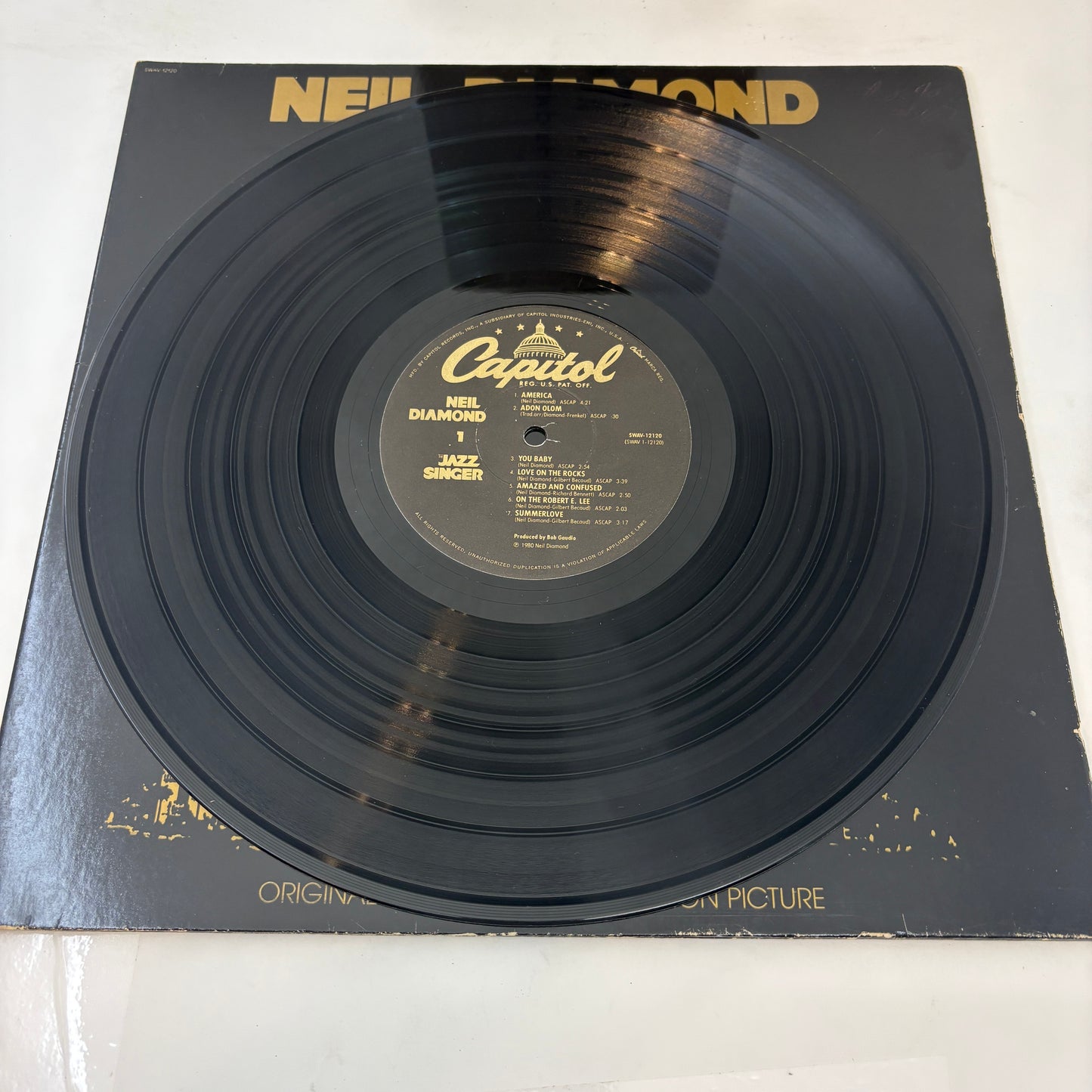 Neil Diamond : The Jazz Singer (Original Songs From The Motion Picture) (LP,Album)