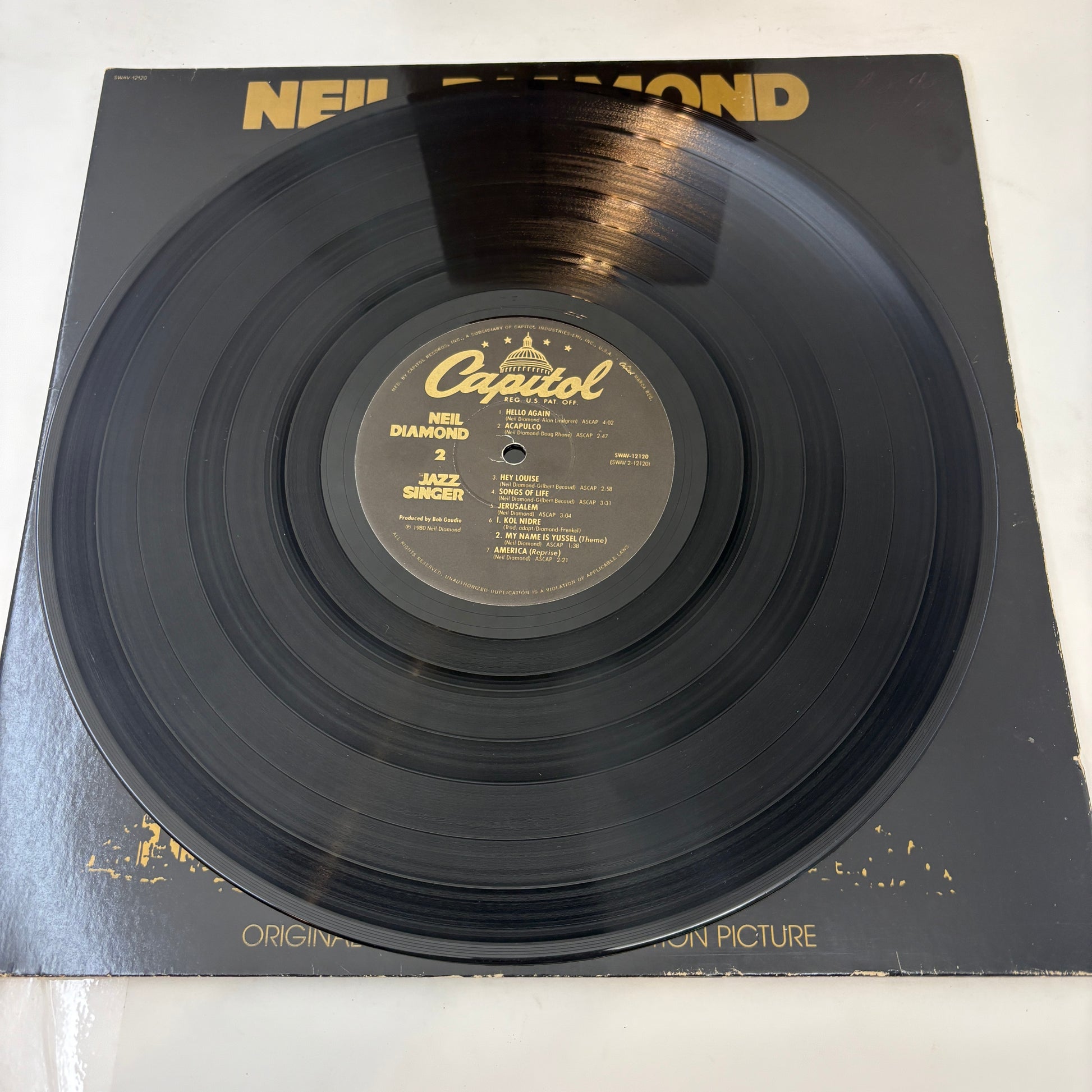 Neil Diamond : The Jazz Singer (Original Songs From The Motion Picture) (LP,Album)