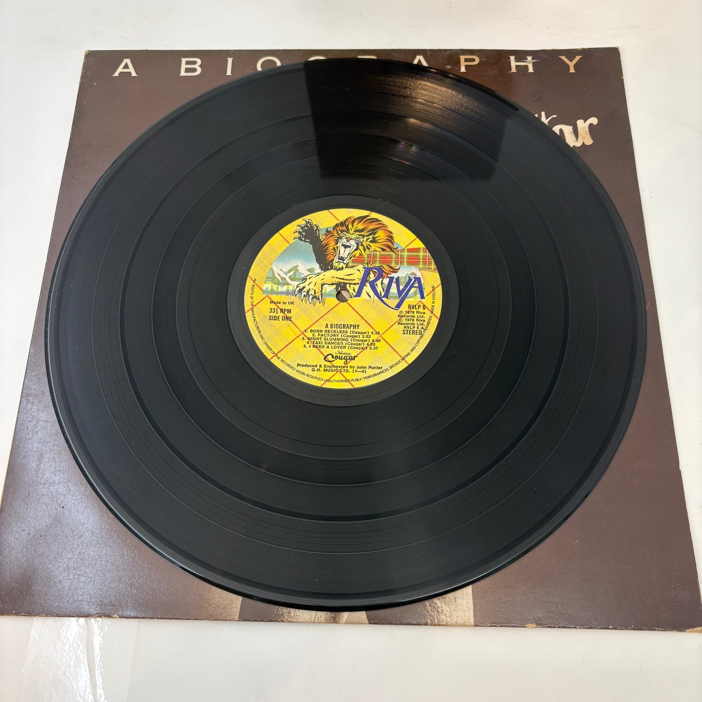 John Cougar Mellencamp : A Biography (LP,Album)