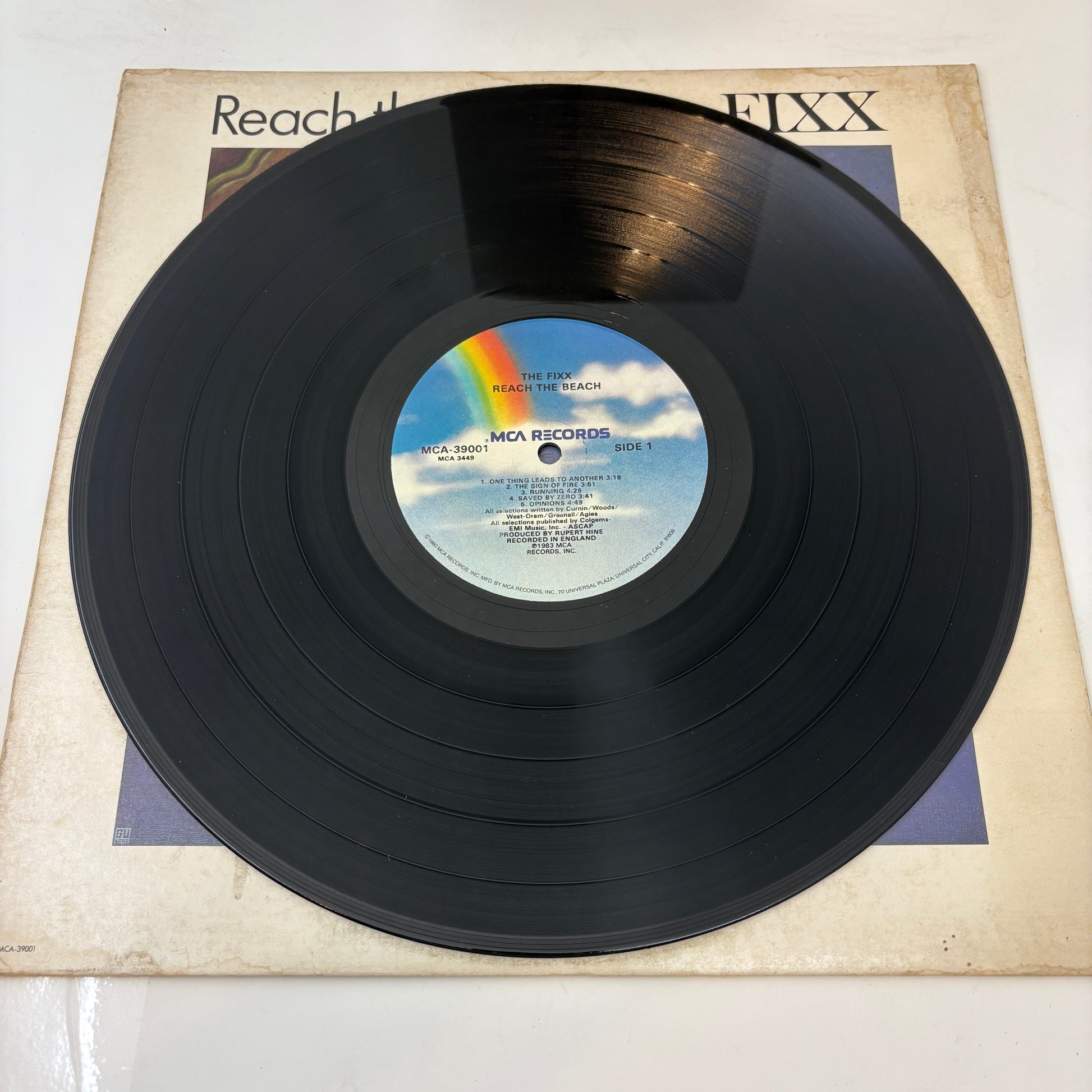The Fixx : Reach The Beach (LP,Album,Stereo)