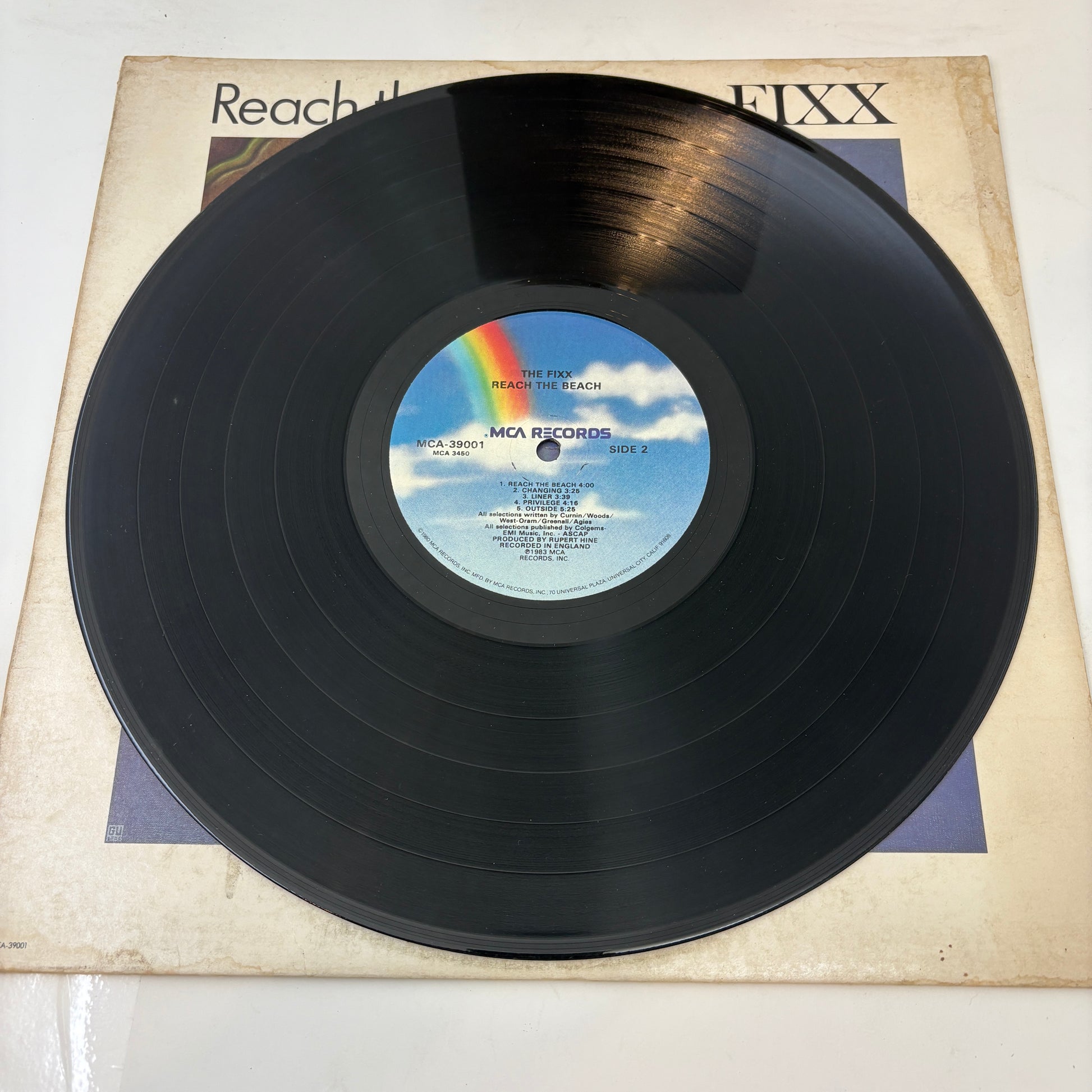The Fixx : Reach The Beach (LP,Album,Stereo)