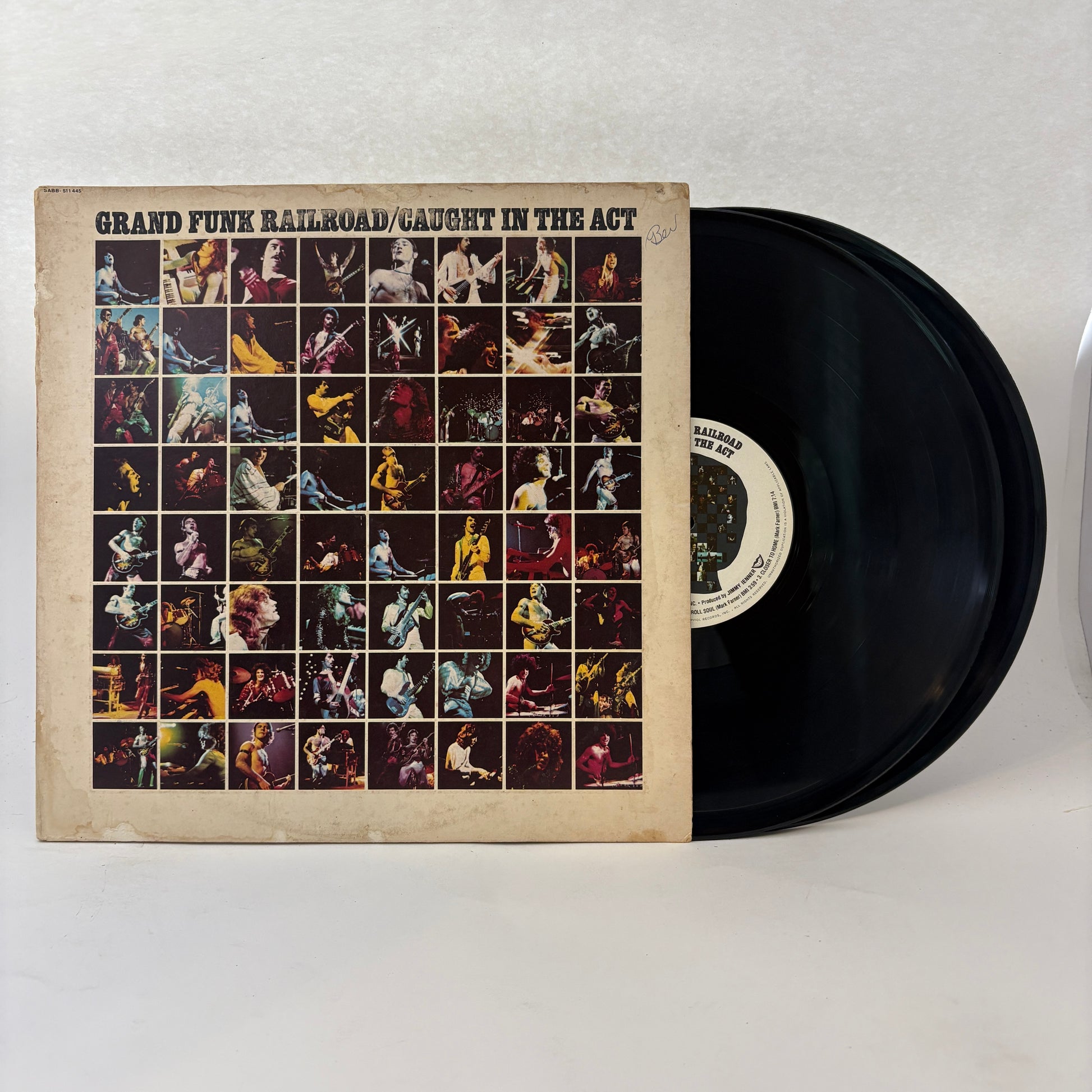 Grand Funk Railroad : Caught In The Act (LP,Album,Club Edition)