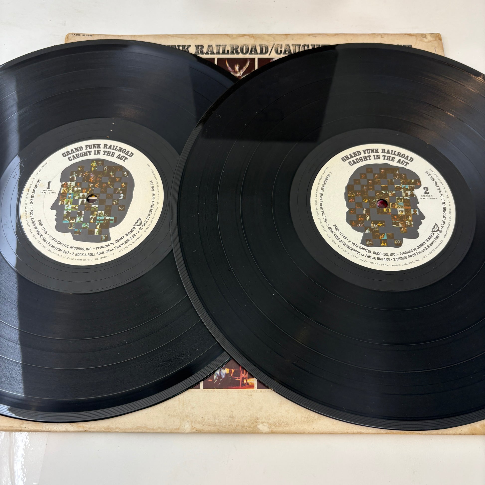 Grand Funk Railroad : Caught In The Act (LP,Album,Club Edition)