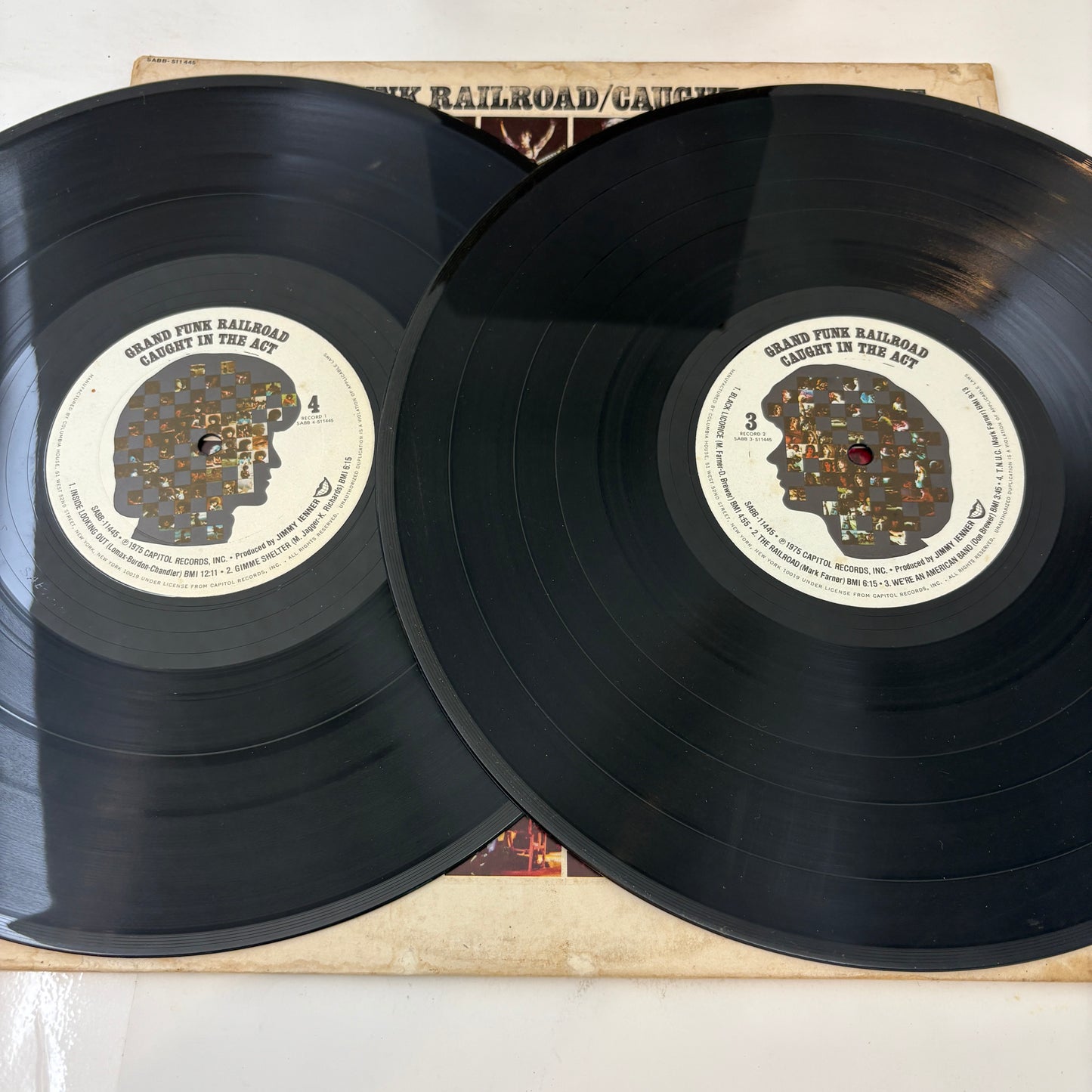 Grand Funk Railroad : Caught In The Act (LP,Album,Club Edition)