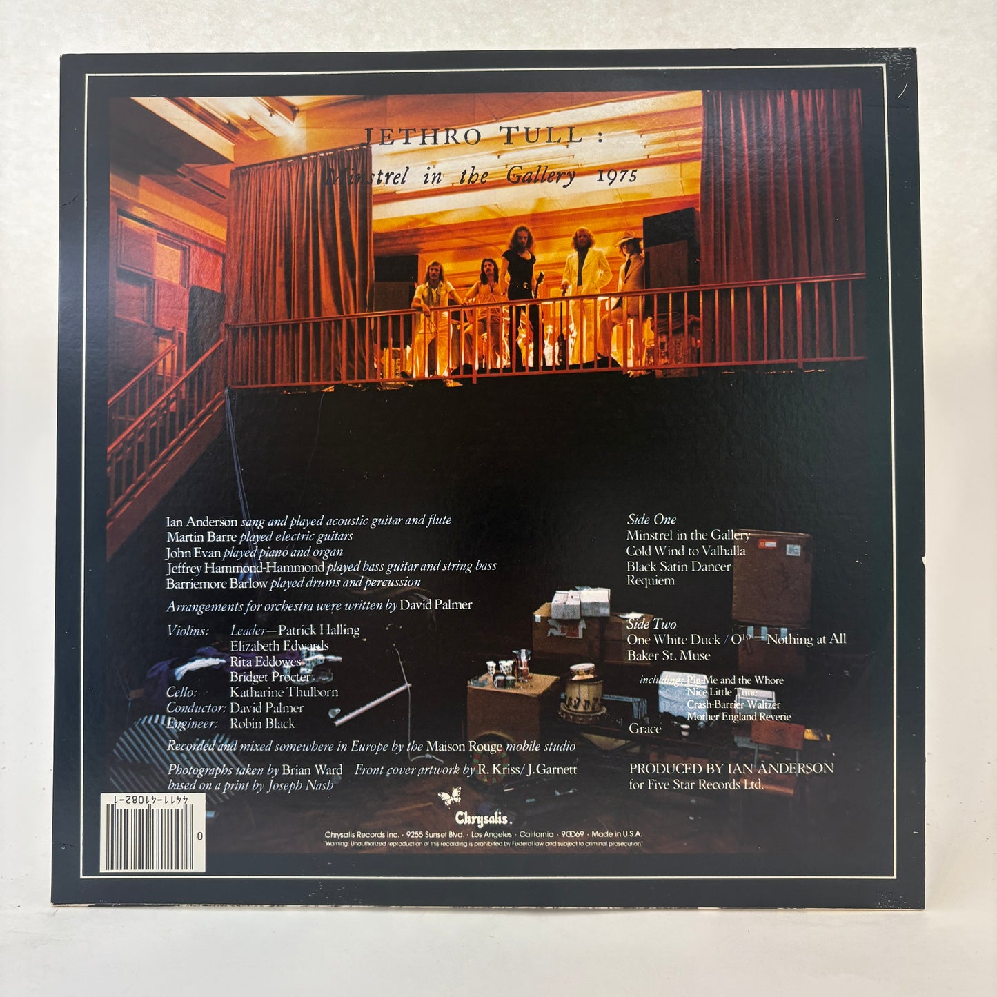 Jethro Tull : Minstrel In The Gallery (LP,Album,Reissue)