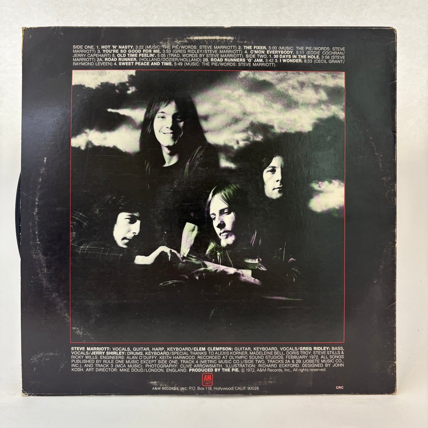 Humble Pie : Smokin' (LP,Album,Club Edition,Reissue)