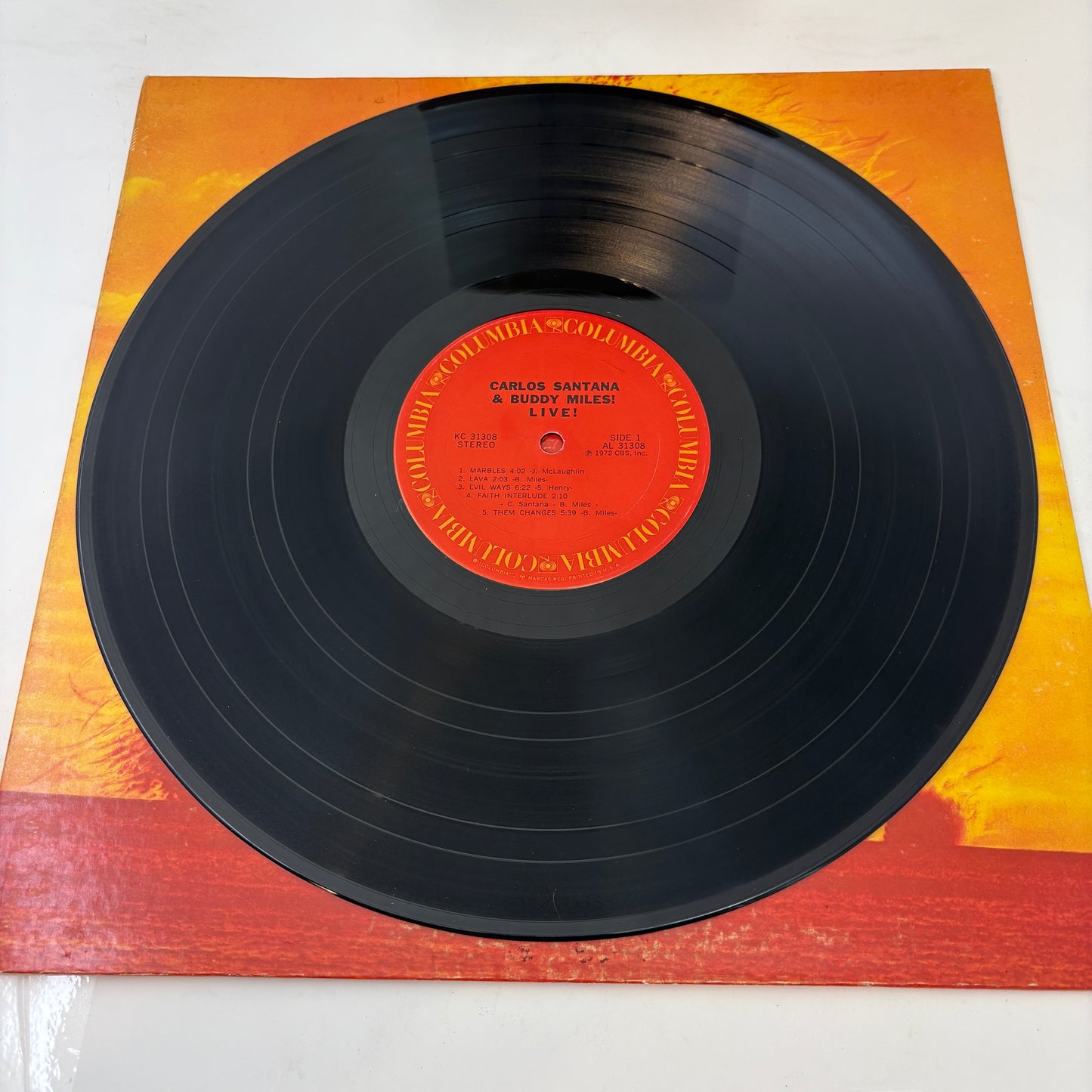 Carlos Santana And Buddy Miles : Carlos Santana & Buddy Miles! Live! (LP,Album)