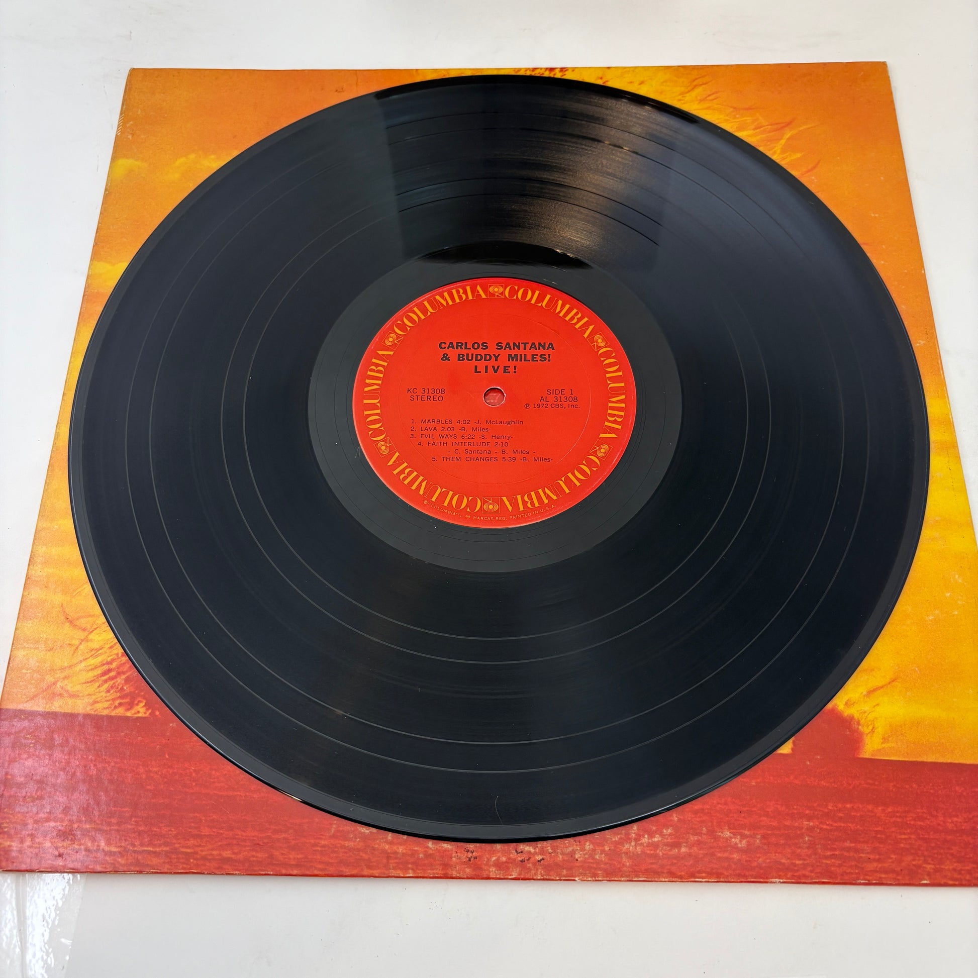 Carlos Santana And Buddy Miles : Carlos Santana & Buddy Miles! Live! (LP,Album)