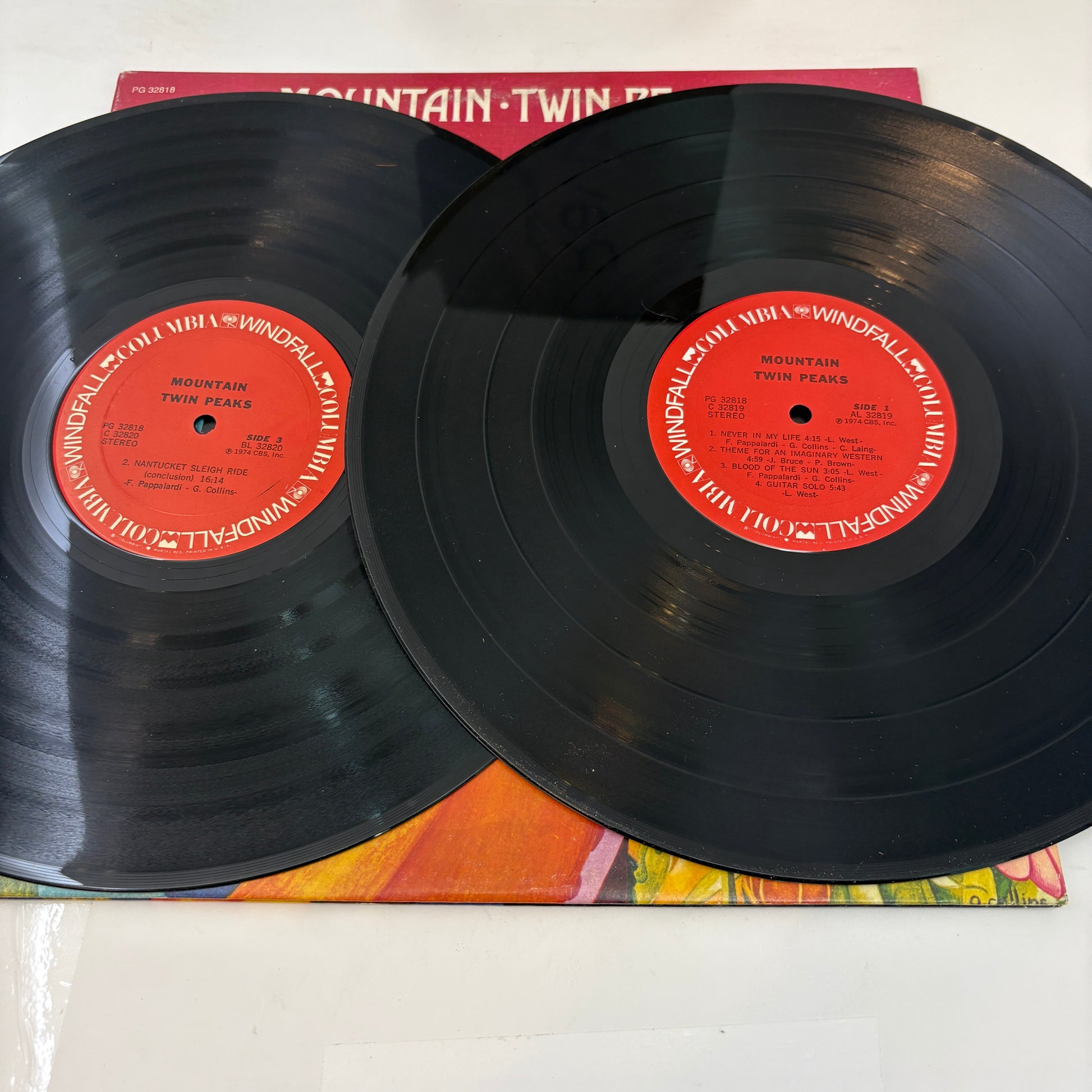 Mountain : Twin Peaks (LP,Album,Stereo)