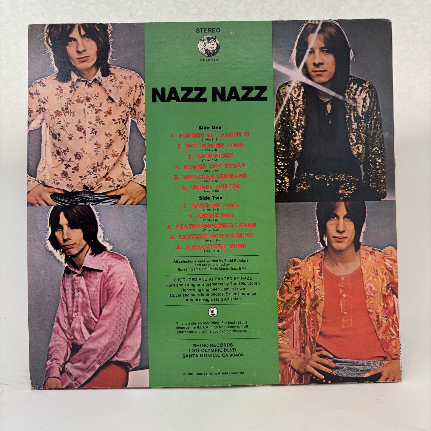 Nazz : Nazz Nazz (LP,Album,Reissue)
