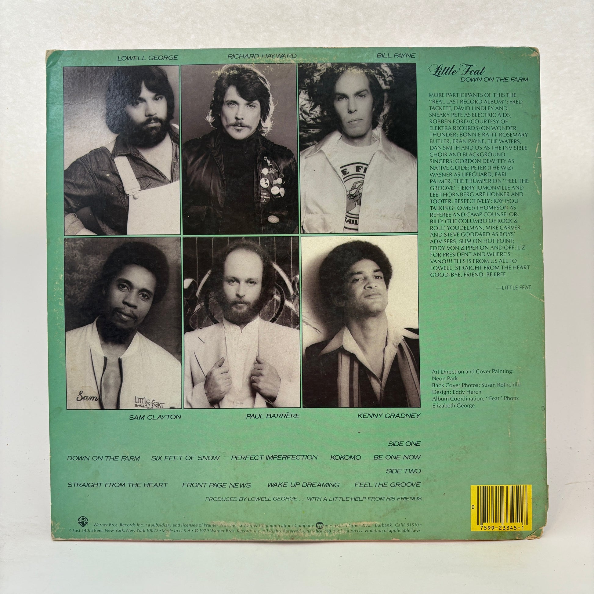 Little Feat : Down On The Farm (LP,Album,Stereo)