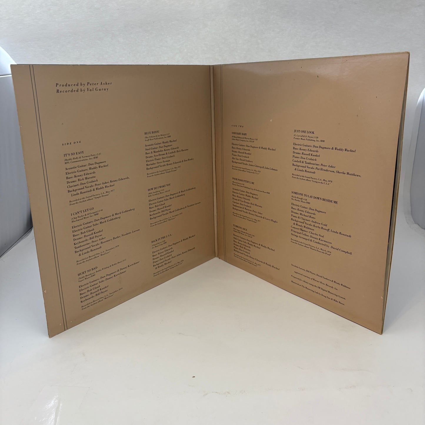 Linda Ronstadt : Greatest Hits Volume Two (LP,Compilation,Stereo)