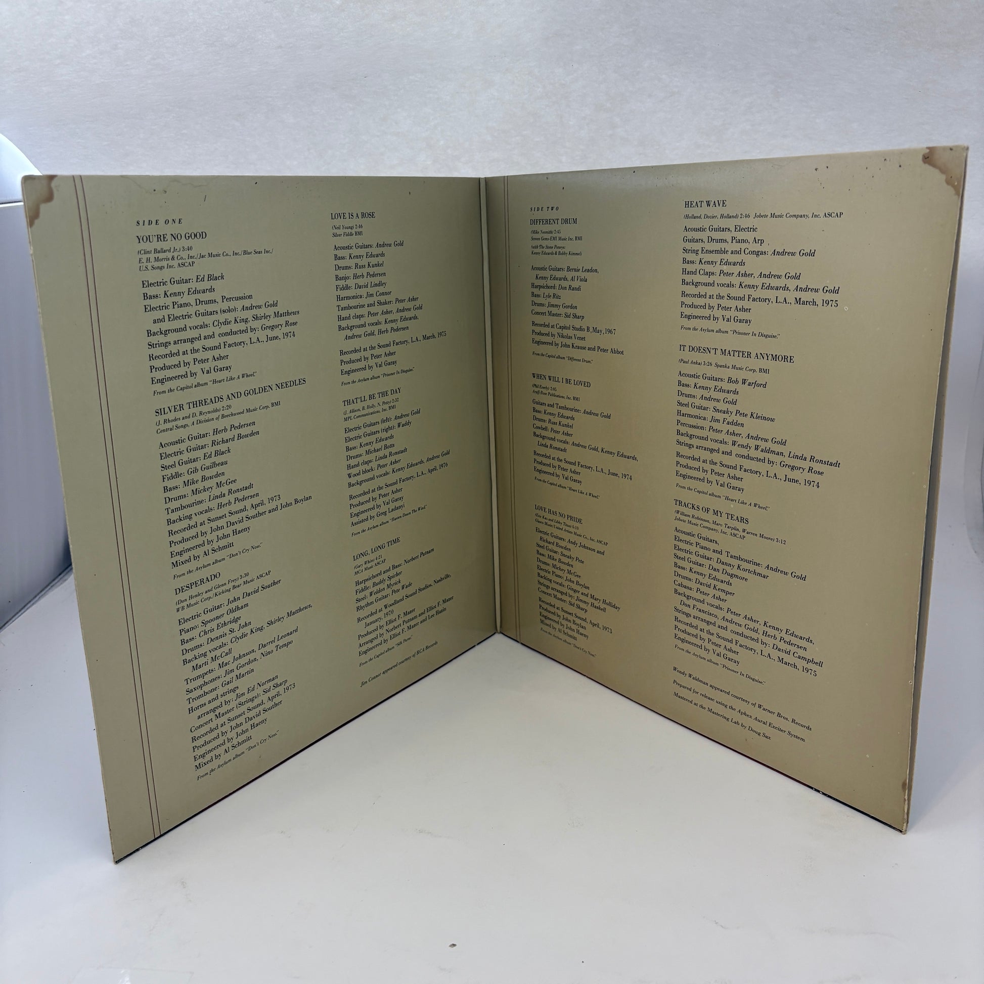 Linda Ronstadt : Greatest Hits (LP,Compilation)