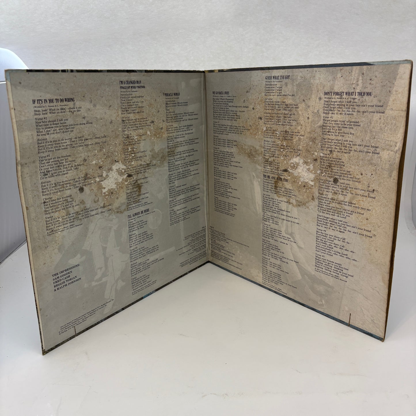 The Impressions : Finally Got Myself Together (LP,Album)