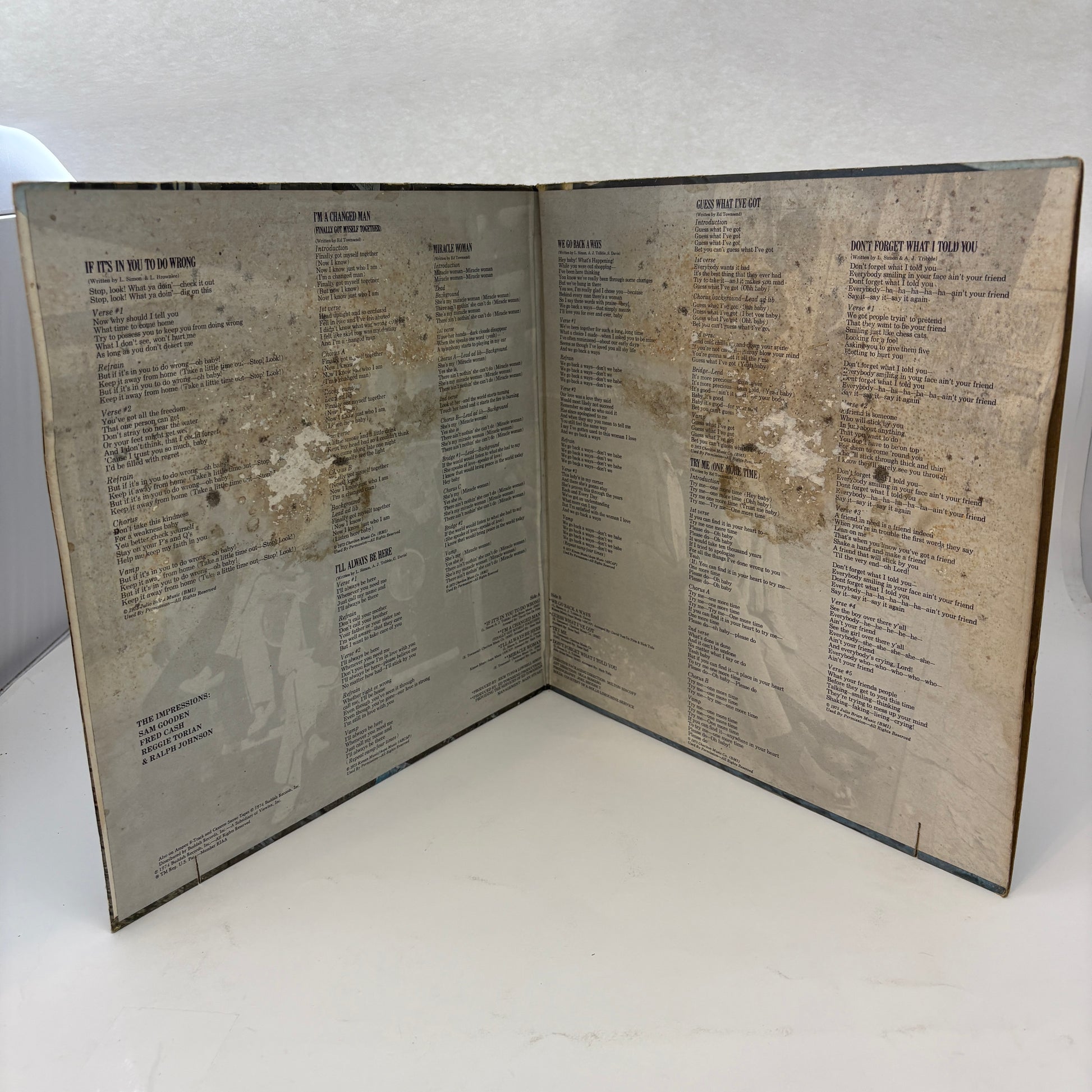 The Impressions : Finally Got Myself Together (LP,Album)