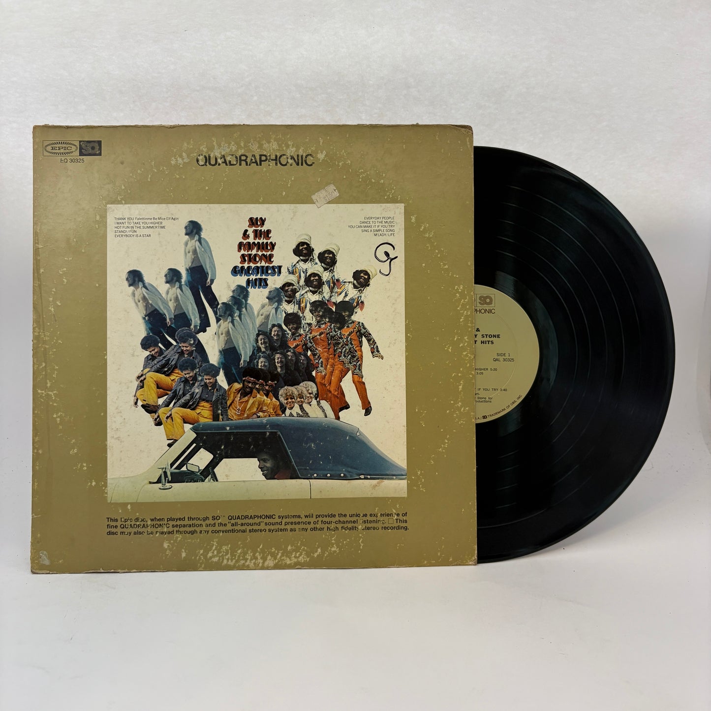 Sly & The Family Stone : Greatest Hits (LP,Compilation,Quadraphonic)