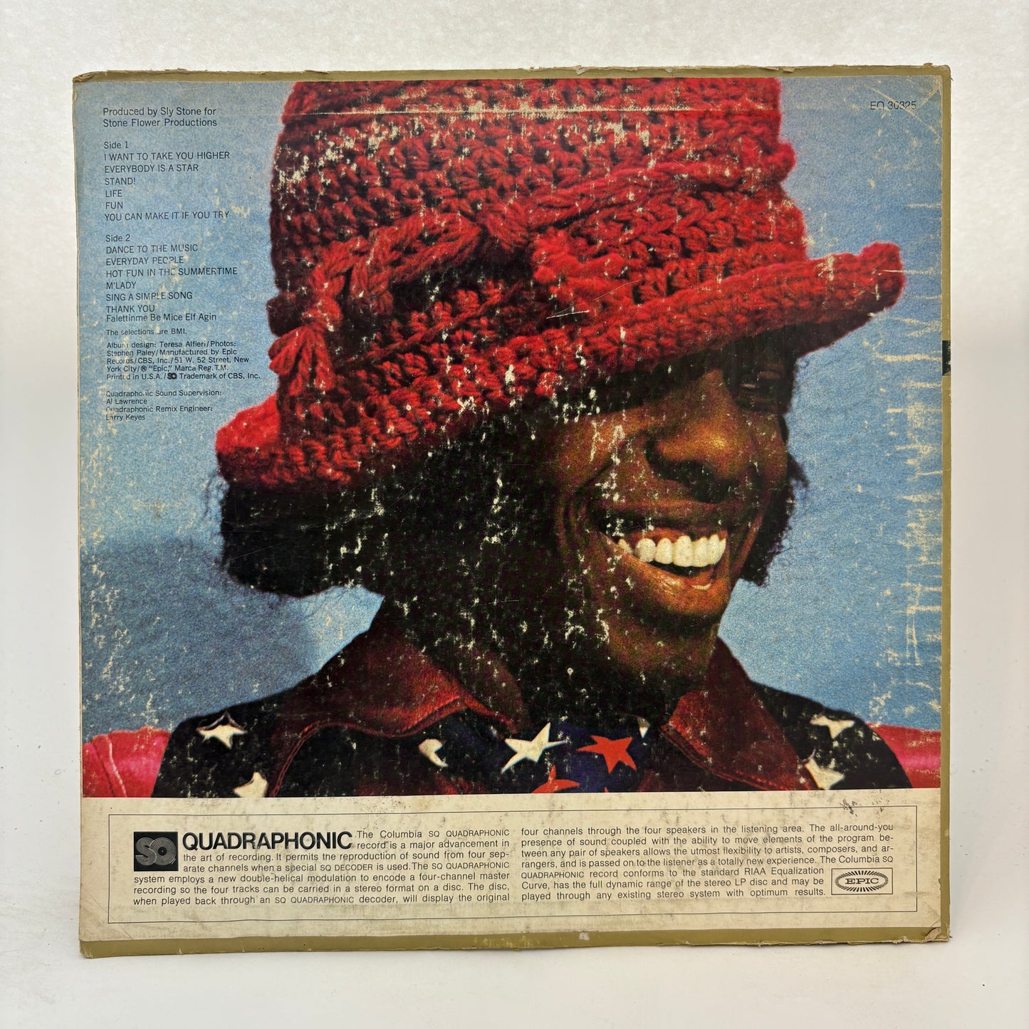Sly & The Family Stone : Greatest Hits (LP,Compilation,Quadraphonic)