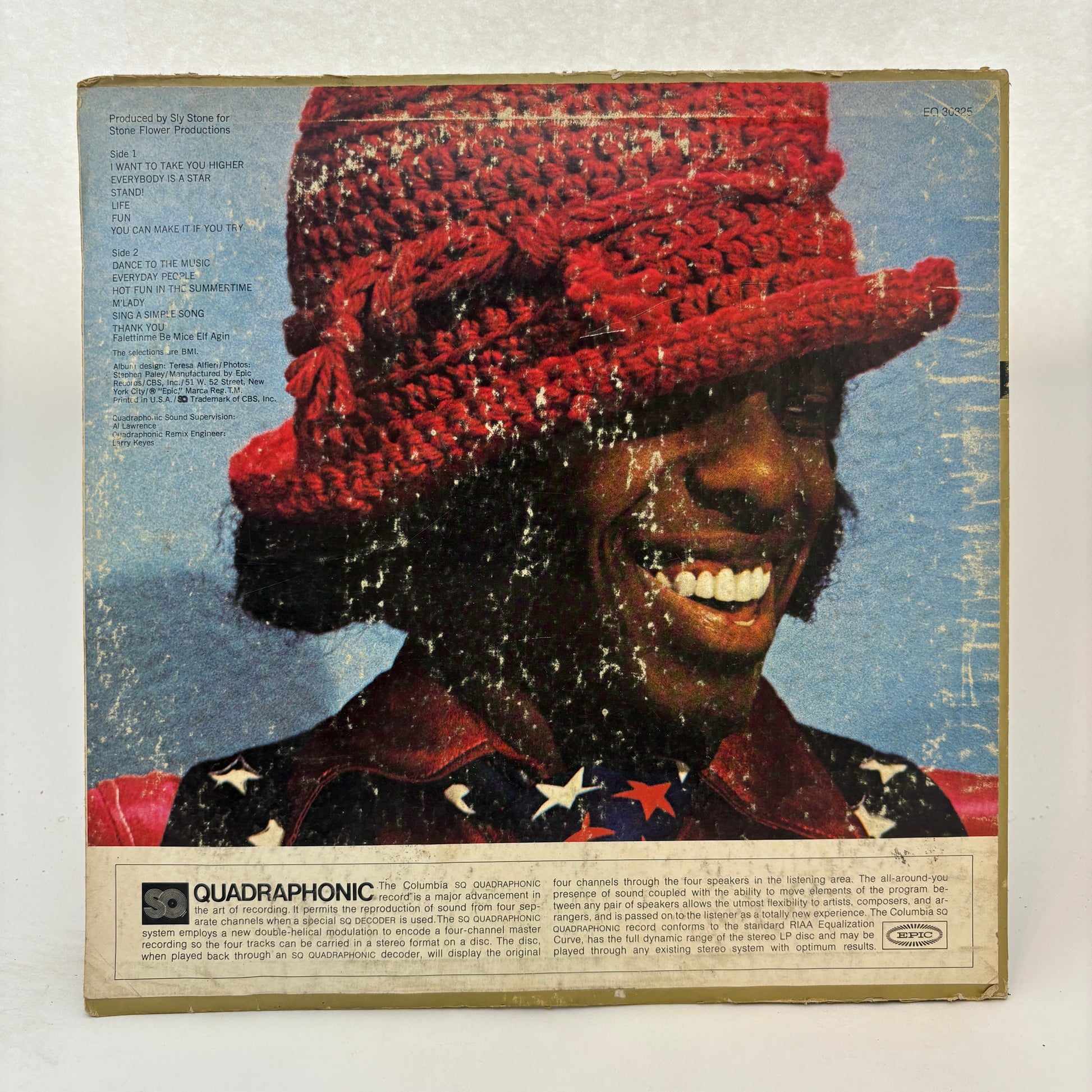 Sly & The Family Stone : Greatest Hits (LP,Compilation,Quadraphonic)