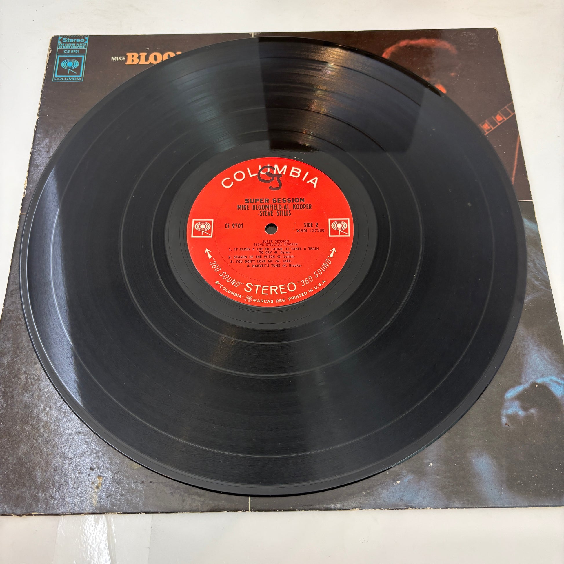 Mike Bloomfield / Al Kooper / Stephen Stills : Super Session (LP,Album,Stereo)