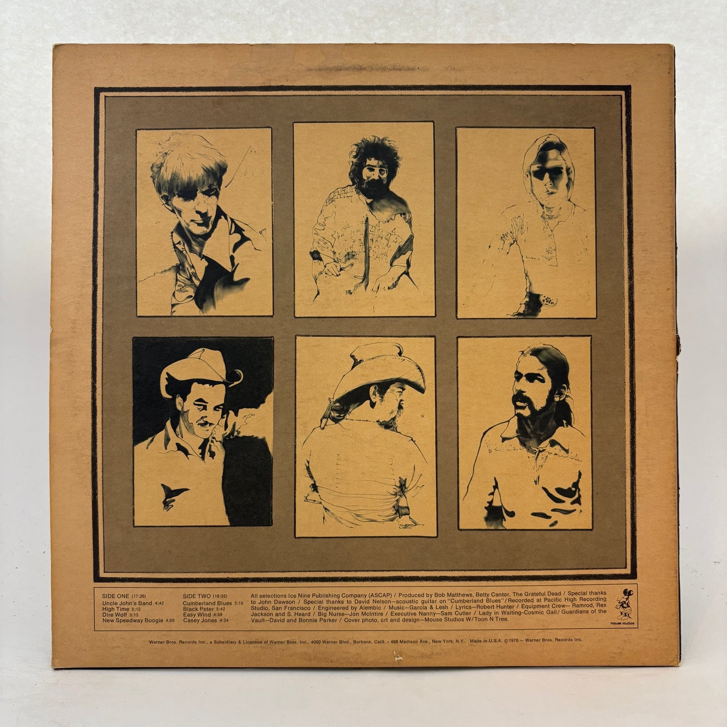 The Grateful Dead : Workingman's Dead (LP,Album,Repress,Stereo)