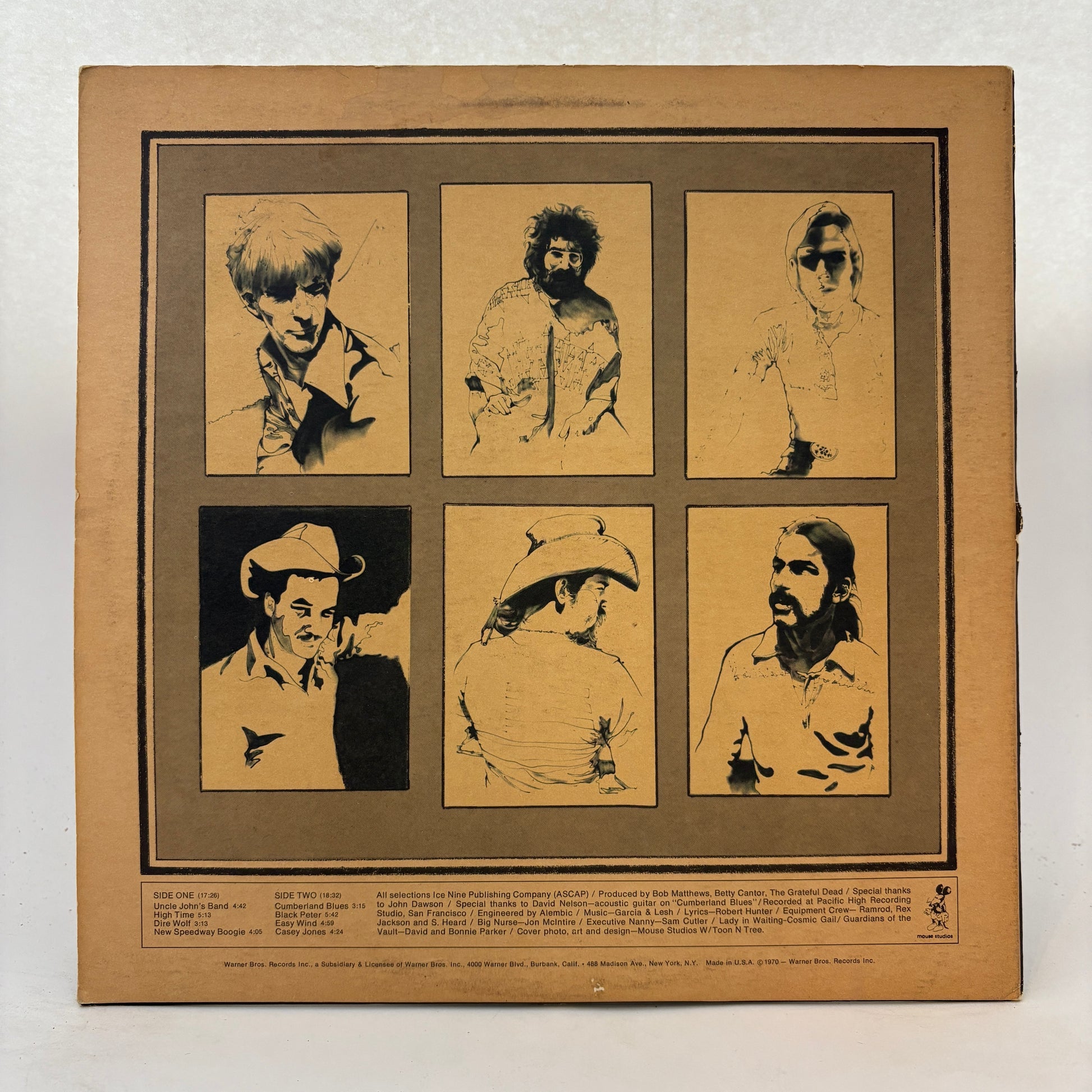 The Grateful Dead : Workingman's Dead (LP,Album,Repress,Stereo)