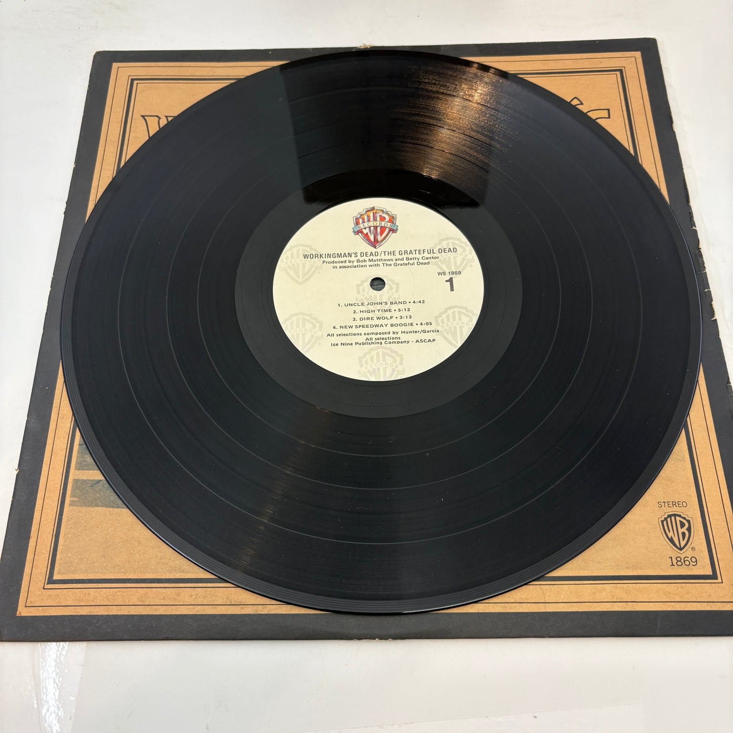 The Grateful Dead : Workingman's Dead (LP,Album,Repress,Stereo)