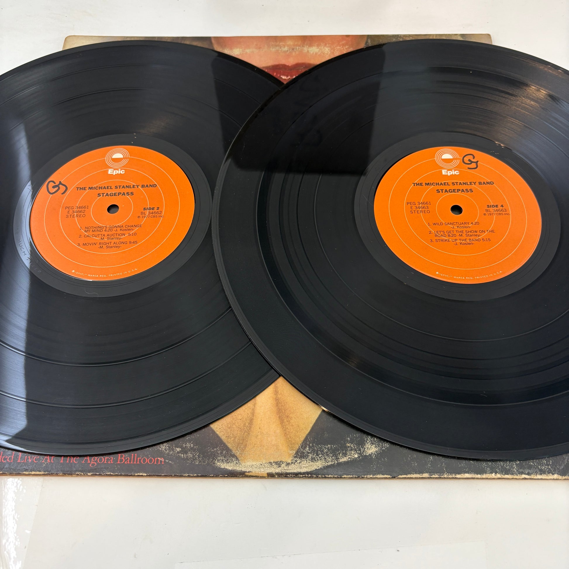 Michael Stanley Band : Stage Pass (LP,Album)