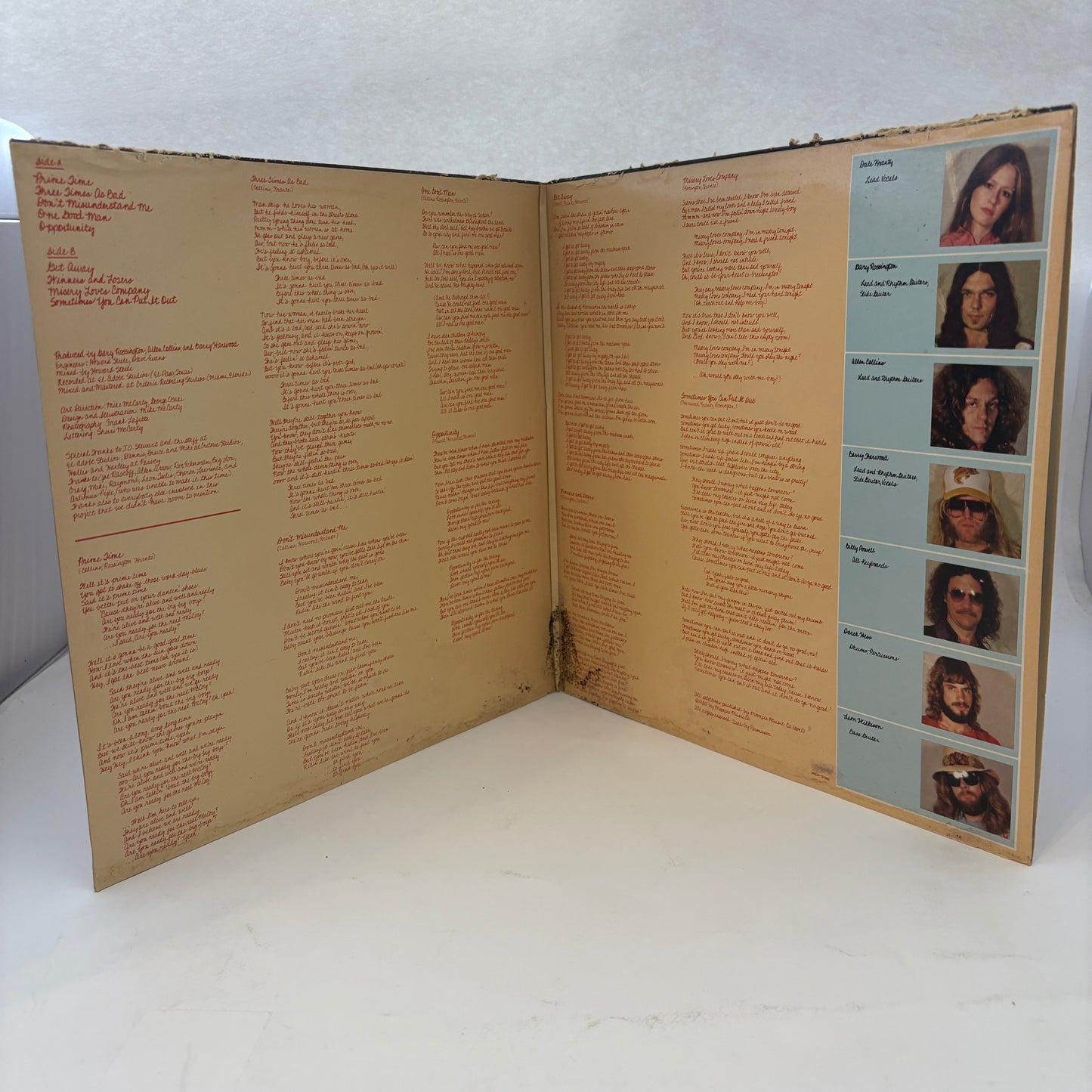 Rossington Collins Band : Anytime, Anyplace, Anywhere (LP,Album,Stereo)