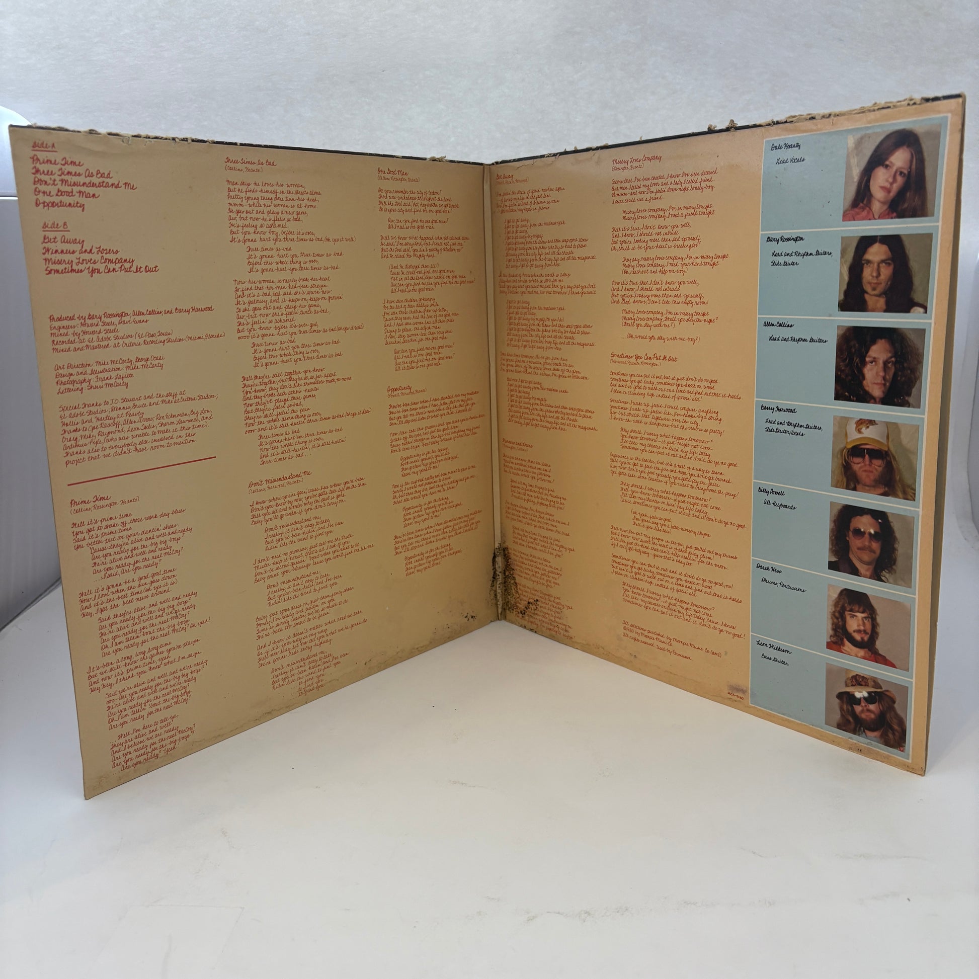 Rossington Collins Band : Anytime, Anyplace, Anywhere (LP,Album,Stereo)