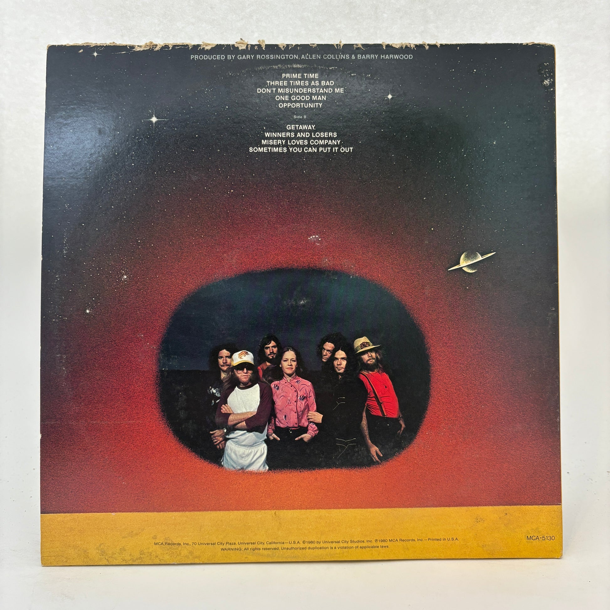 Rossington Collins Band : Anytime, Anyplace, Anywhere (LP,Album,Stereo)